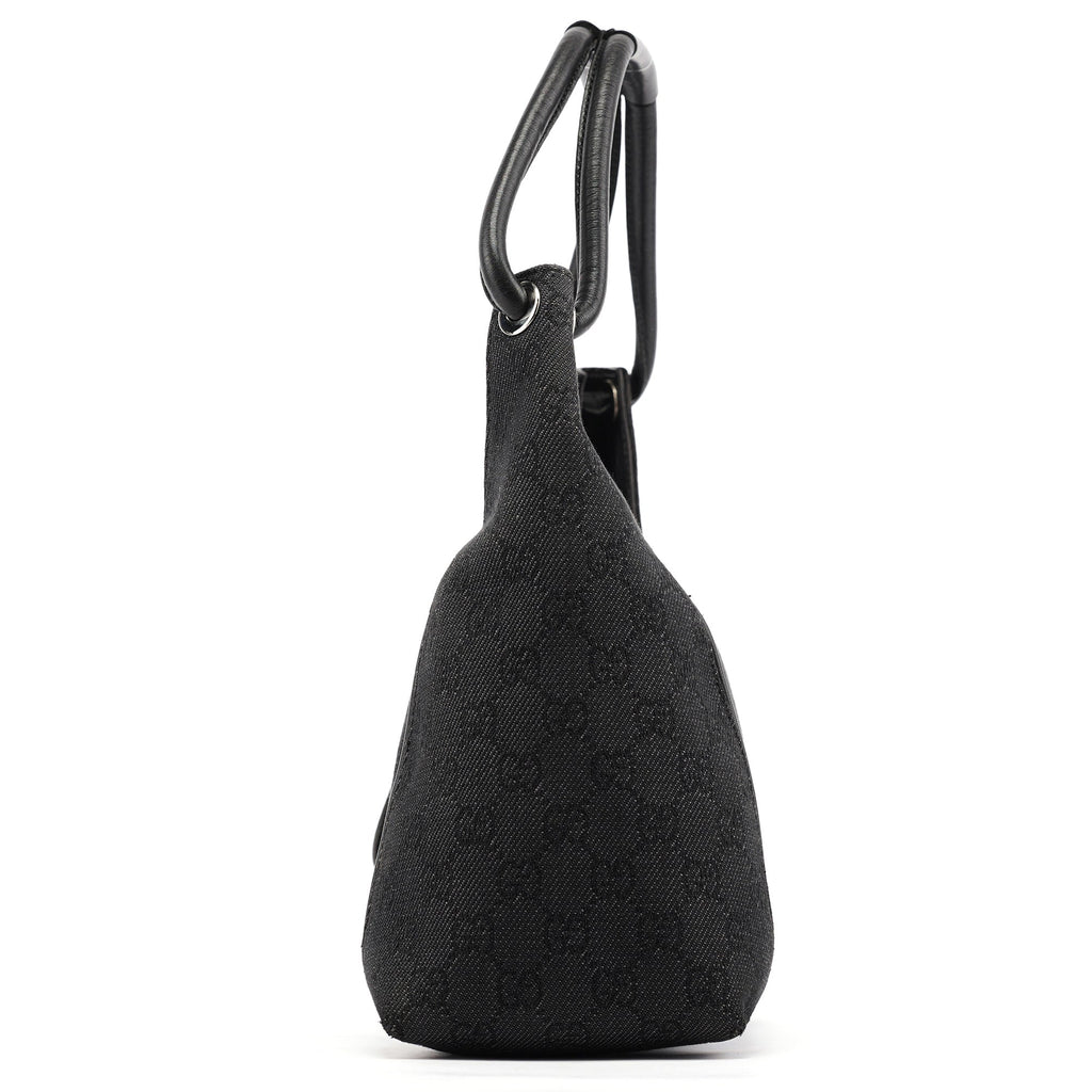 152280 Anthracite Denim GG Shoulder Bag