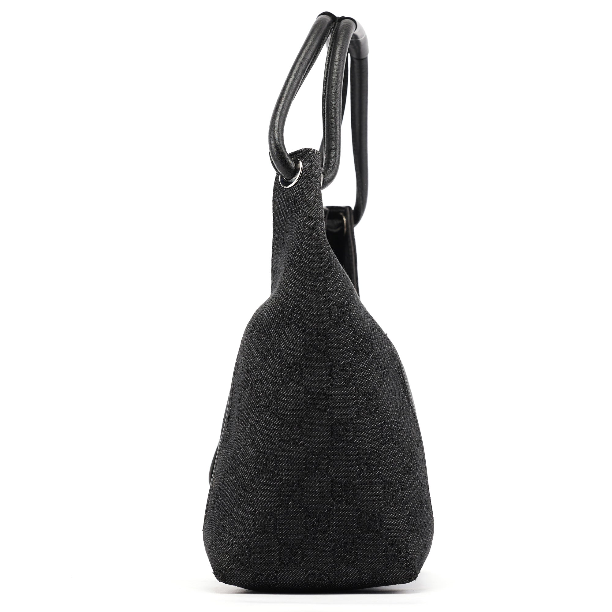 152280 Anthracite Denim GG Shoulder Bag