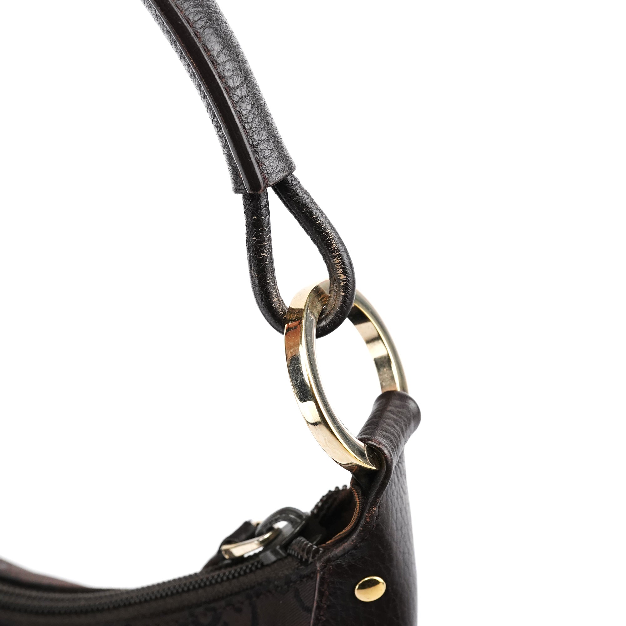 179774 Brown GG Hobo Shoulder Bag