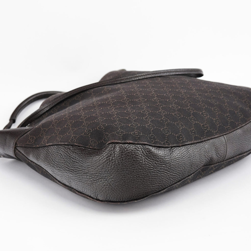 179777 Brown GG Round Hobo Bag