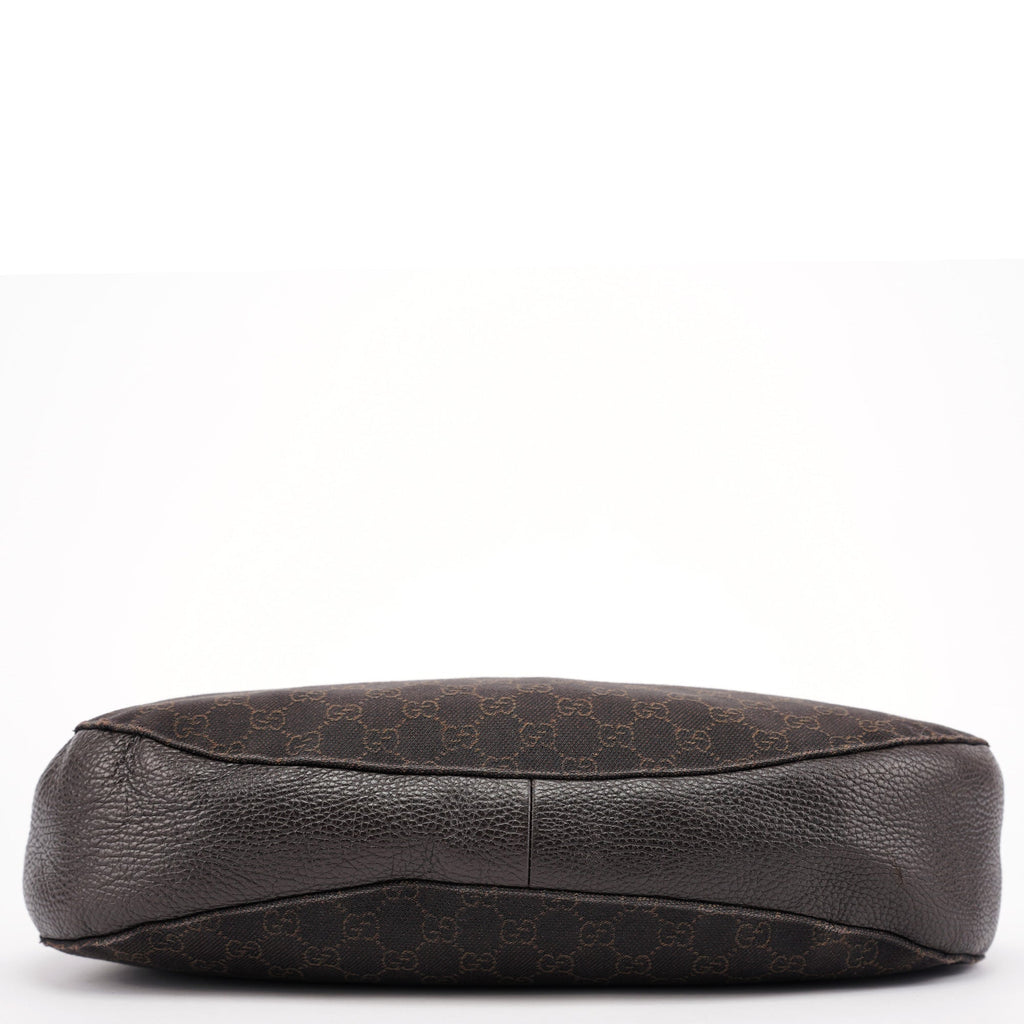 179777 Brown GG Round Hobo Bag