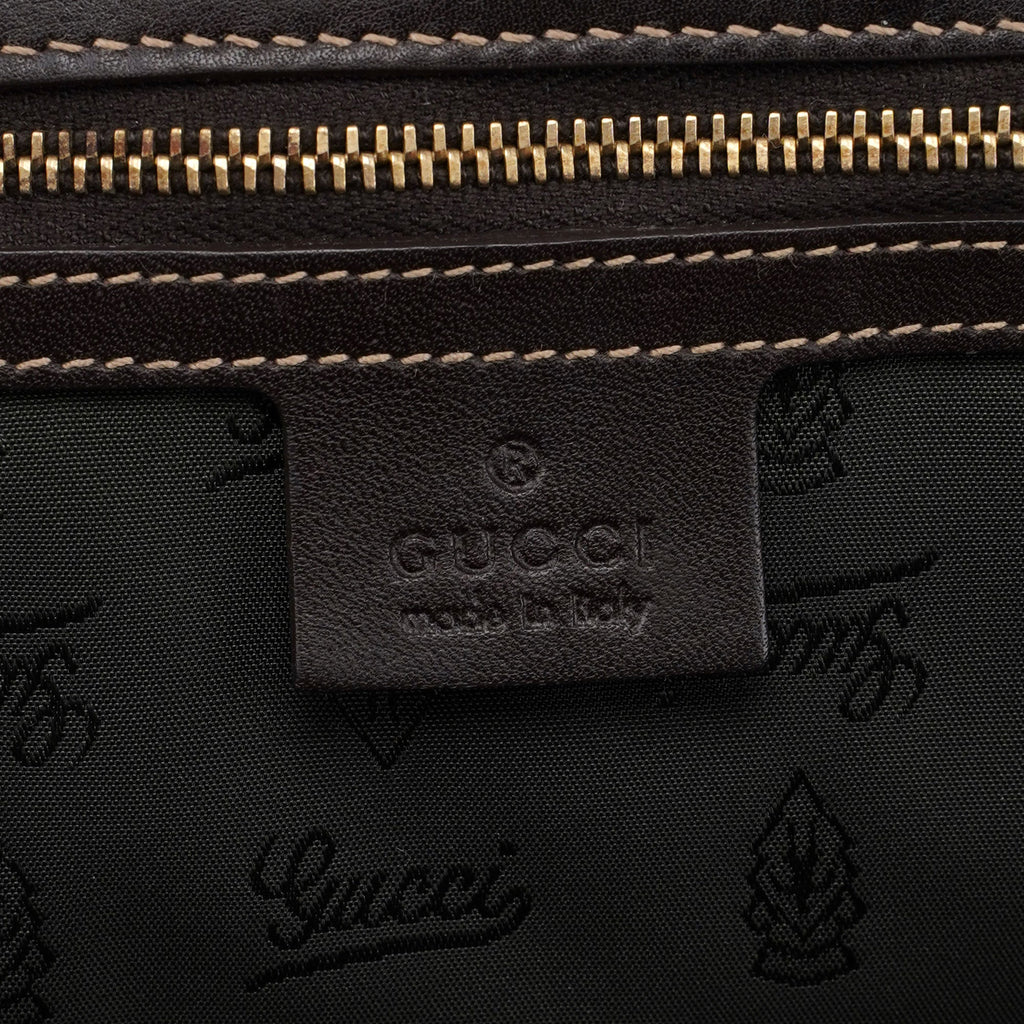 189881 Brown Leather Handbag