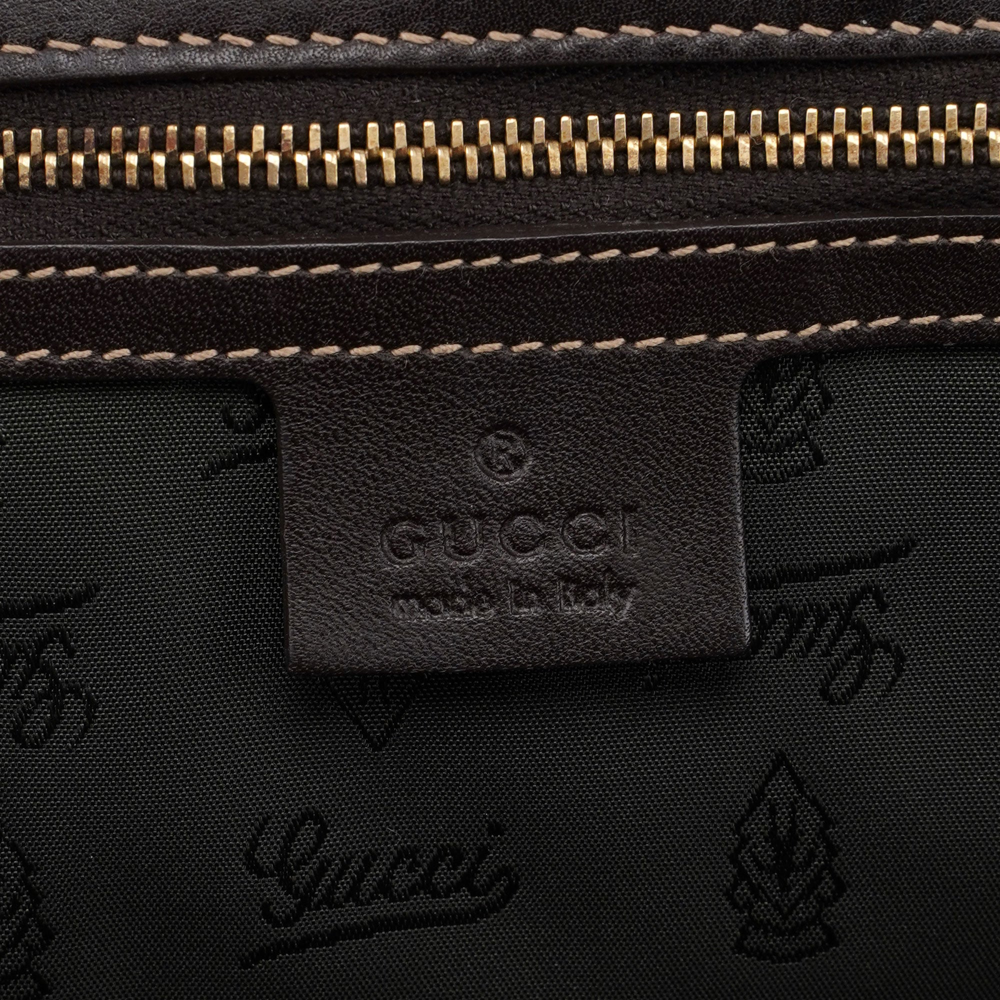 189881 Brown Leather Handbag