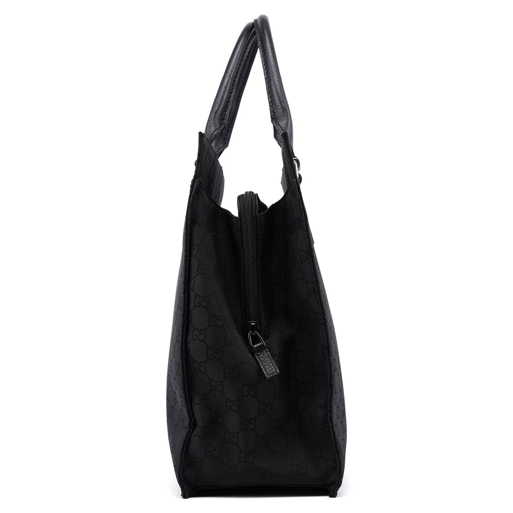 190630 Black GG Tote Bag