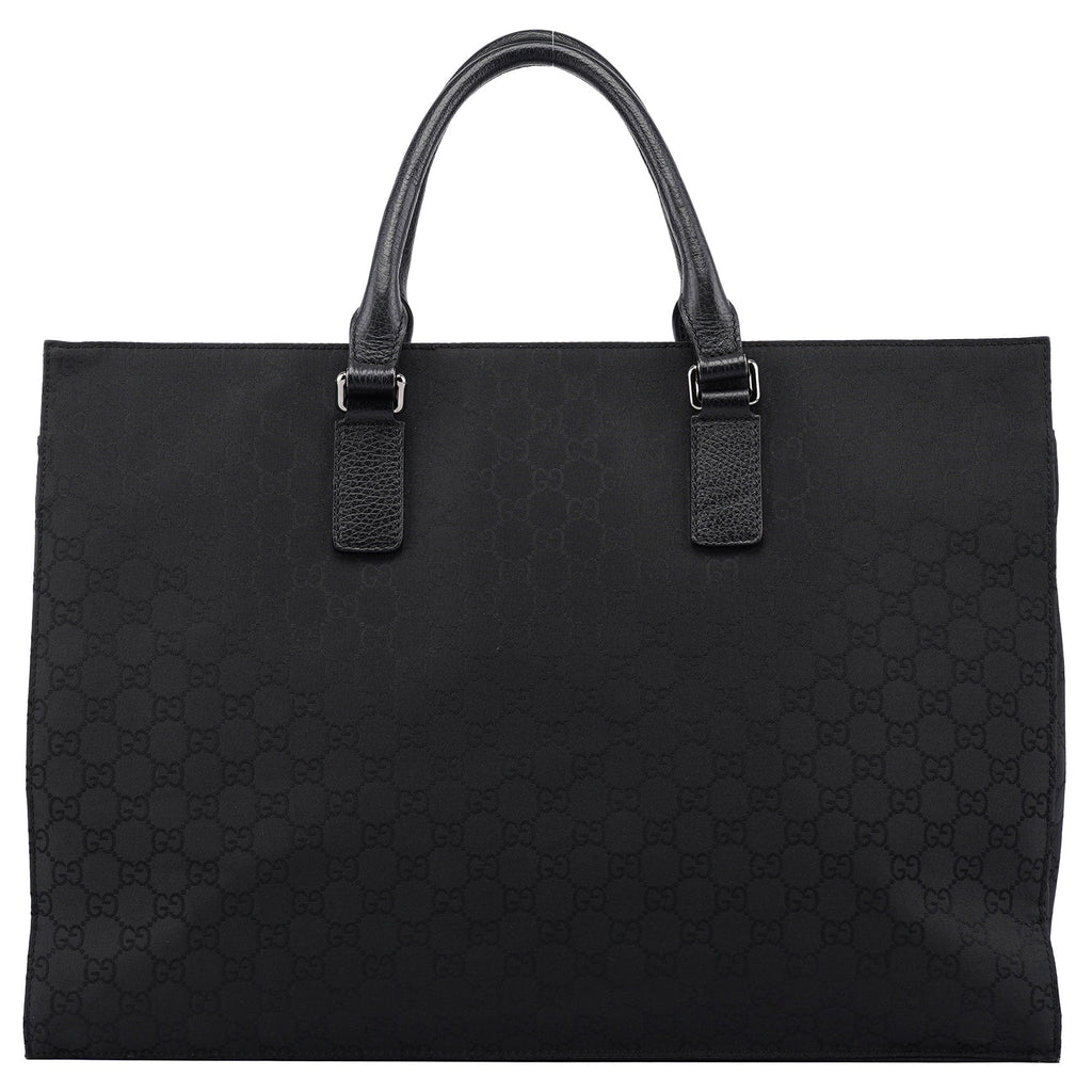 190630 Black GG Tote Bag