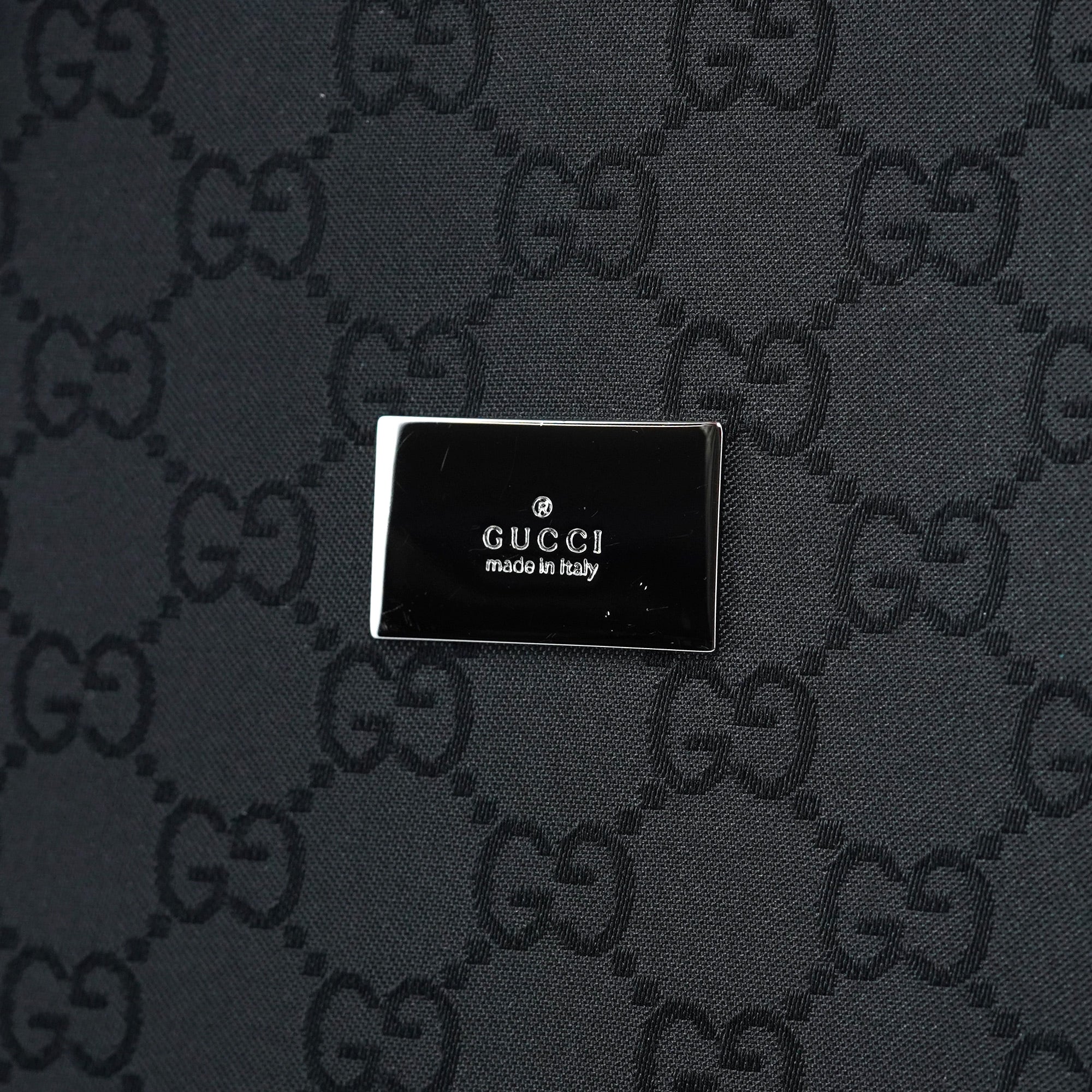 190630 Black GG Tote Bag