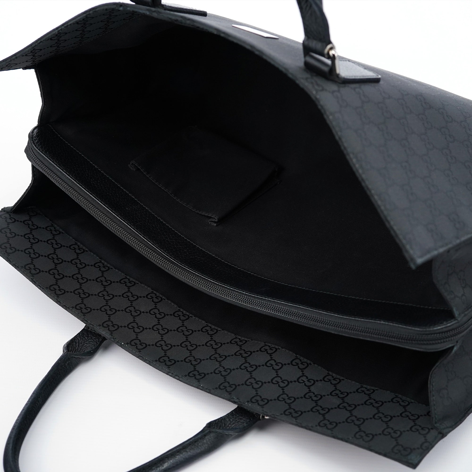 190630 Black GG Tote Bag