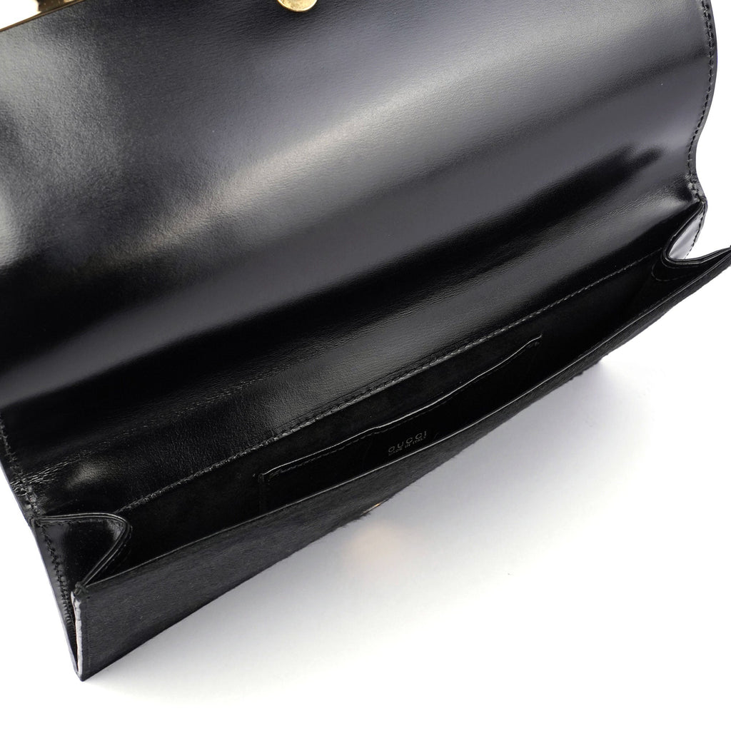 1990's Black Fur Clutch