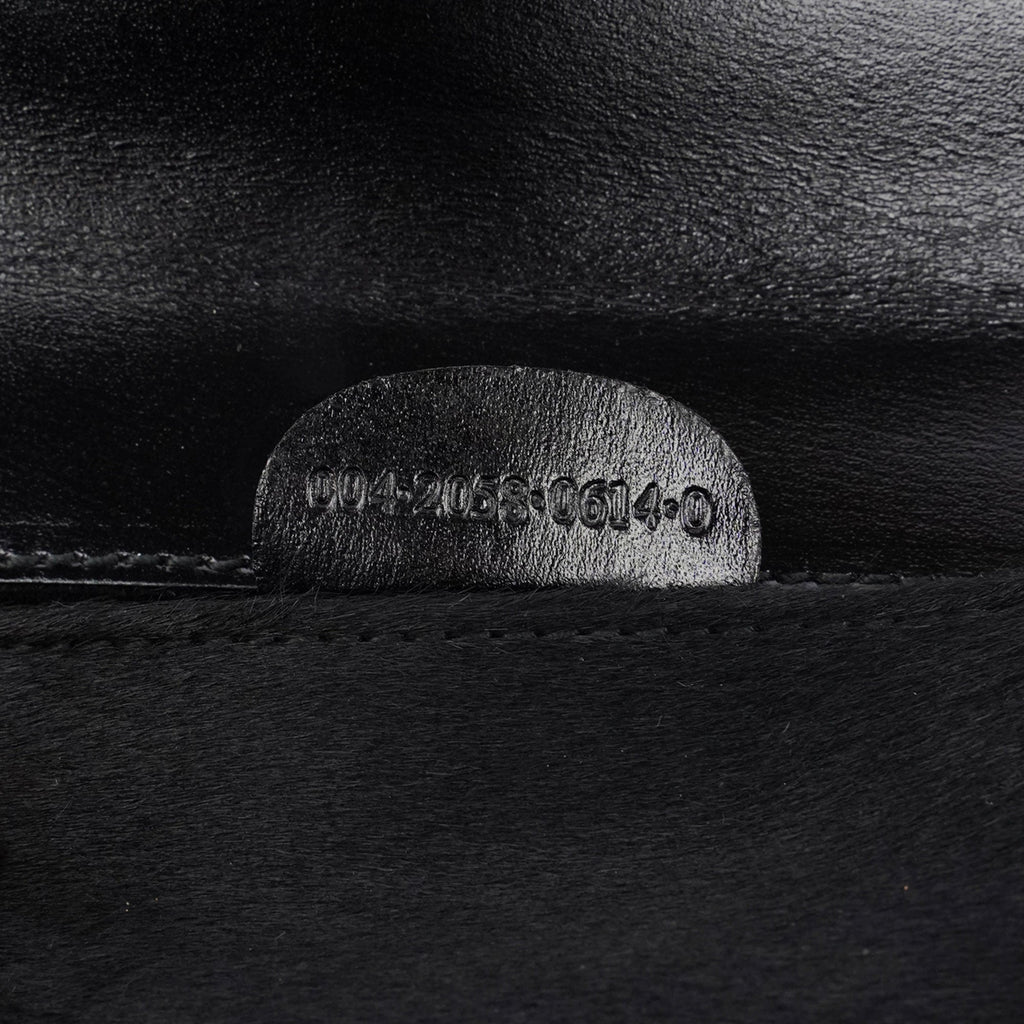 1990's Black Fur Clutch