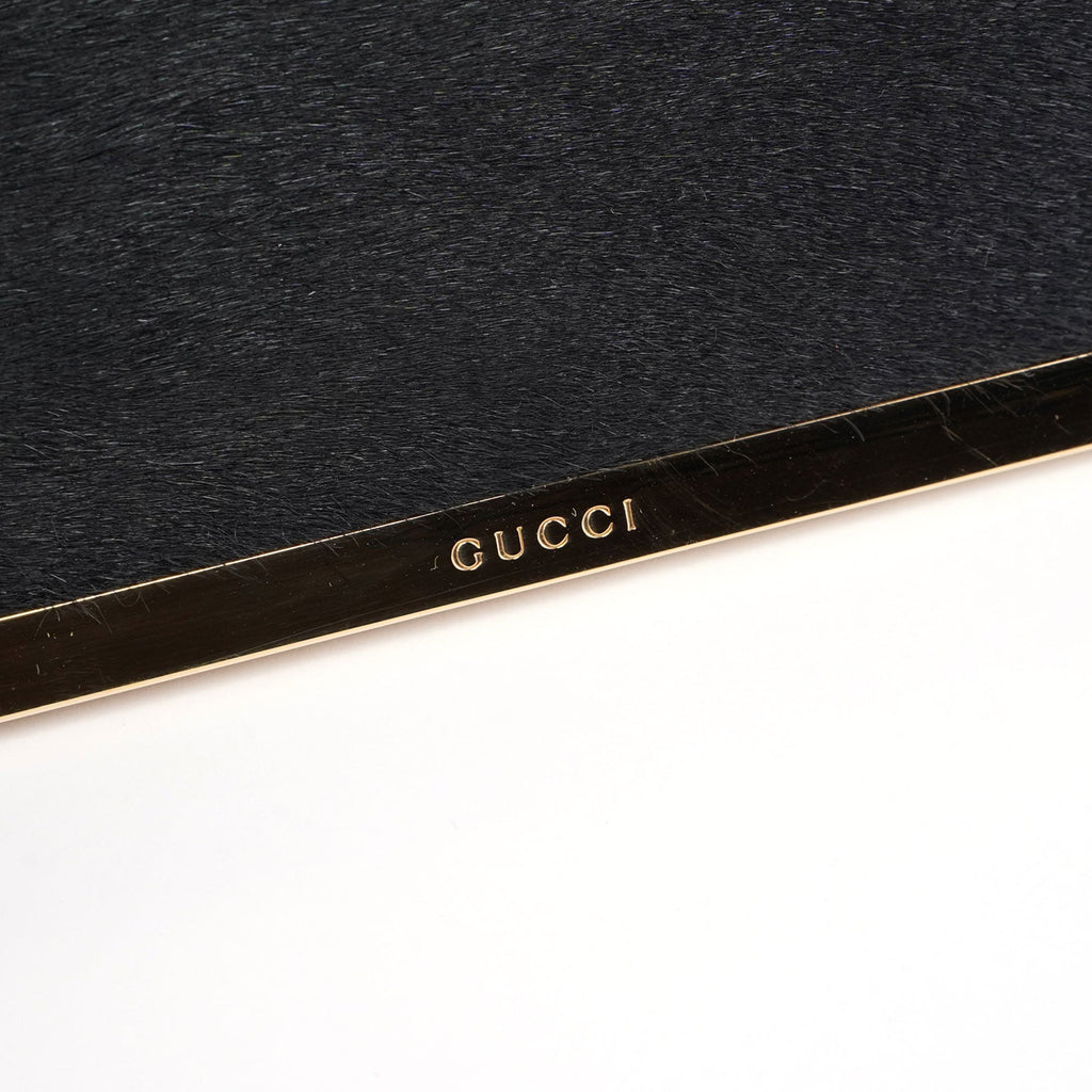 1990's Black Fur Clutch