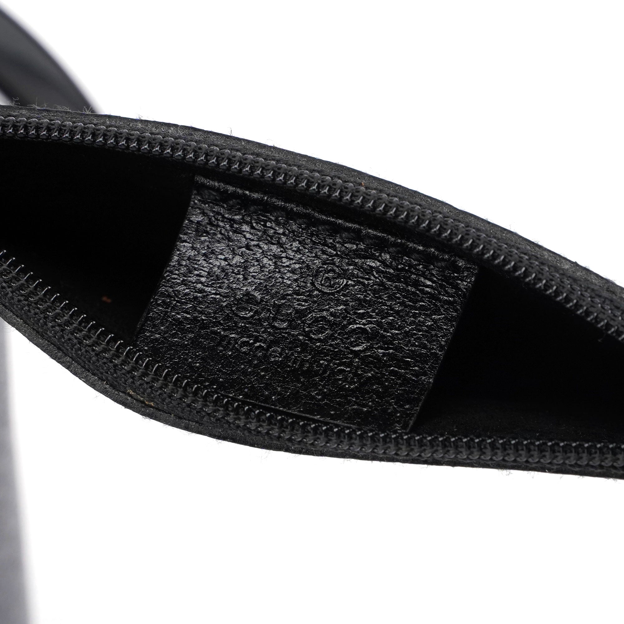 1990's Black Leather Bucket Bag
