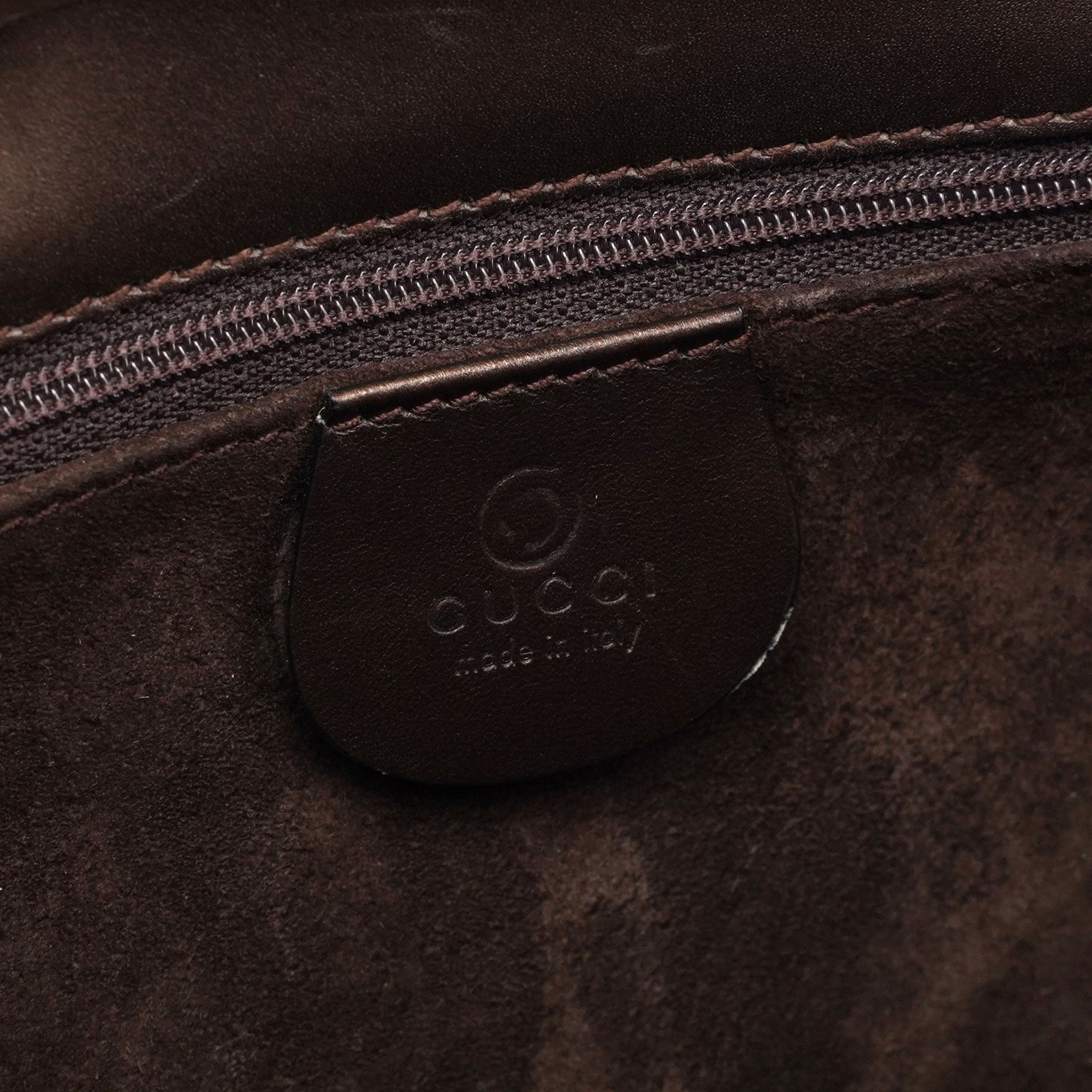 1990's Bronze Leather 2-Way Tote
