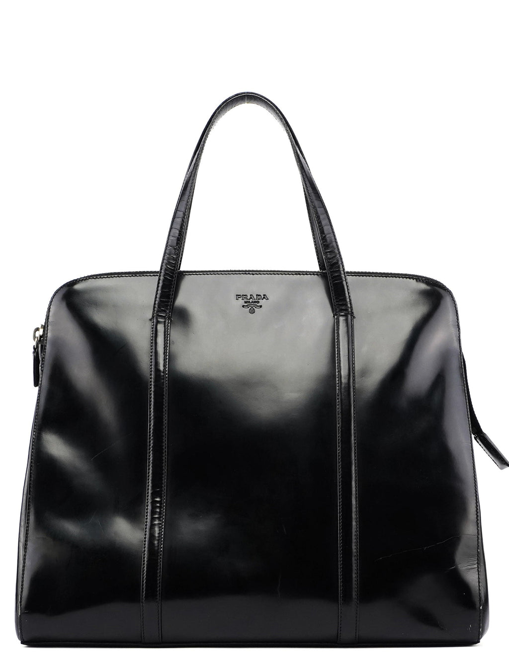 1995 Black Spazzolato Tote