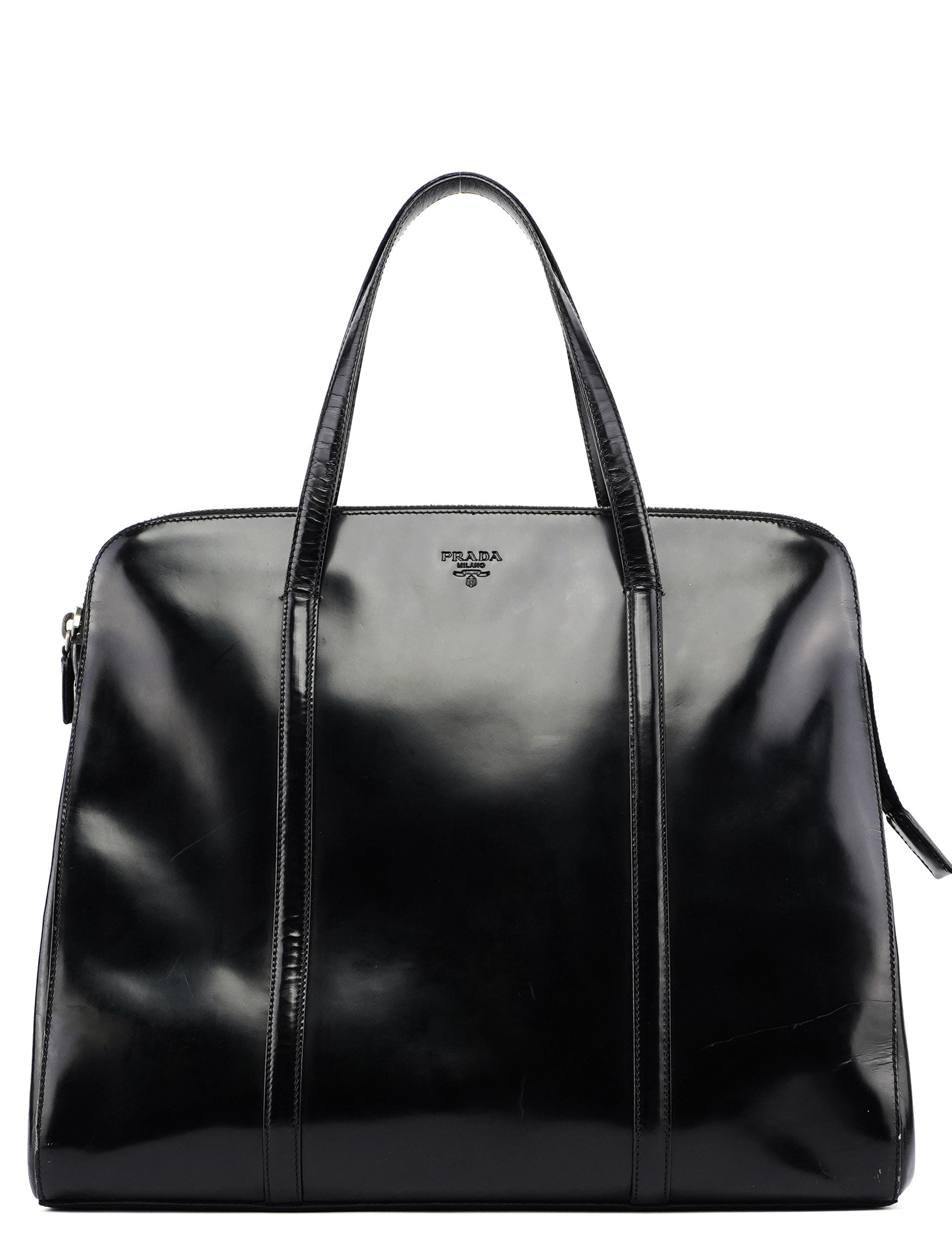 1995 Black Spazzolato Tote