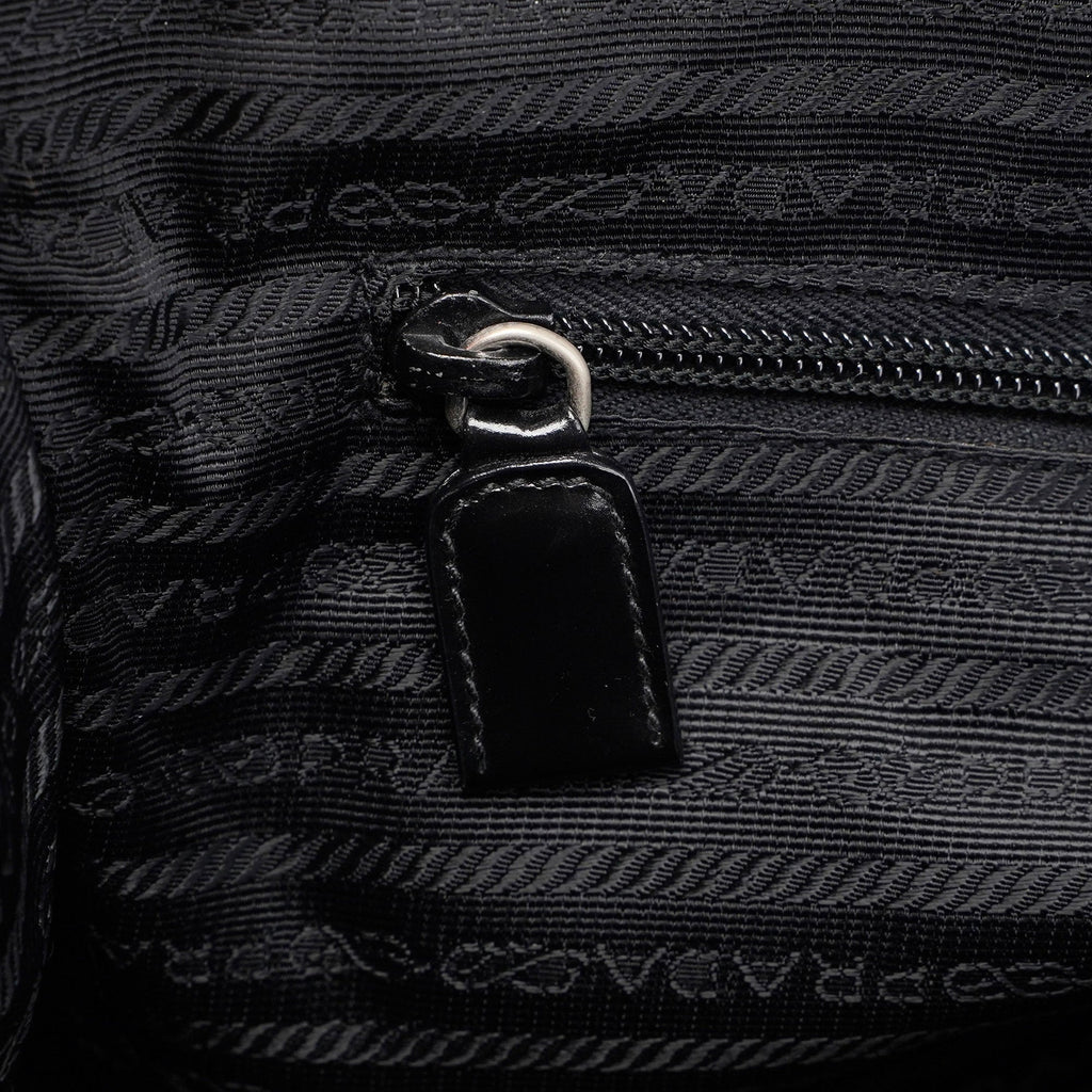 1995 Black Spazzolato Tote