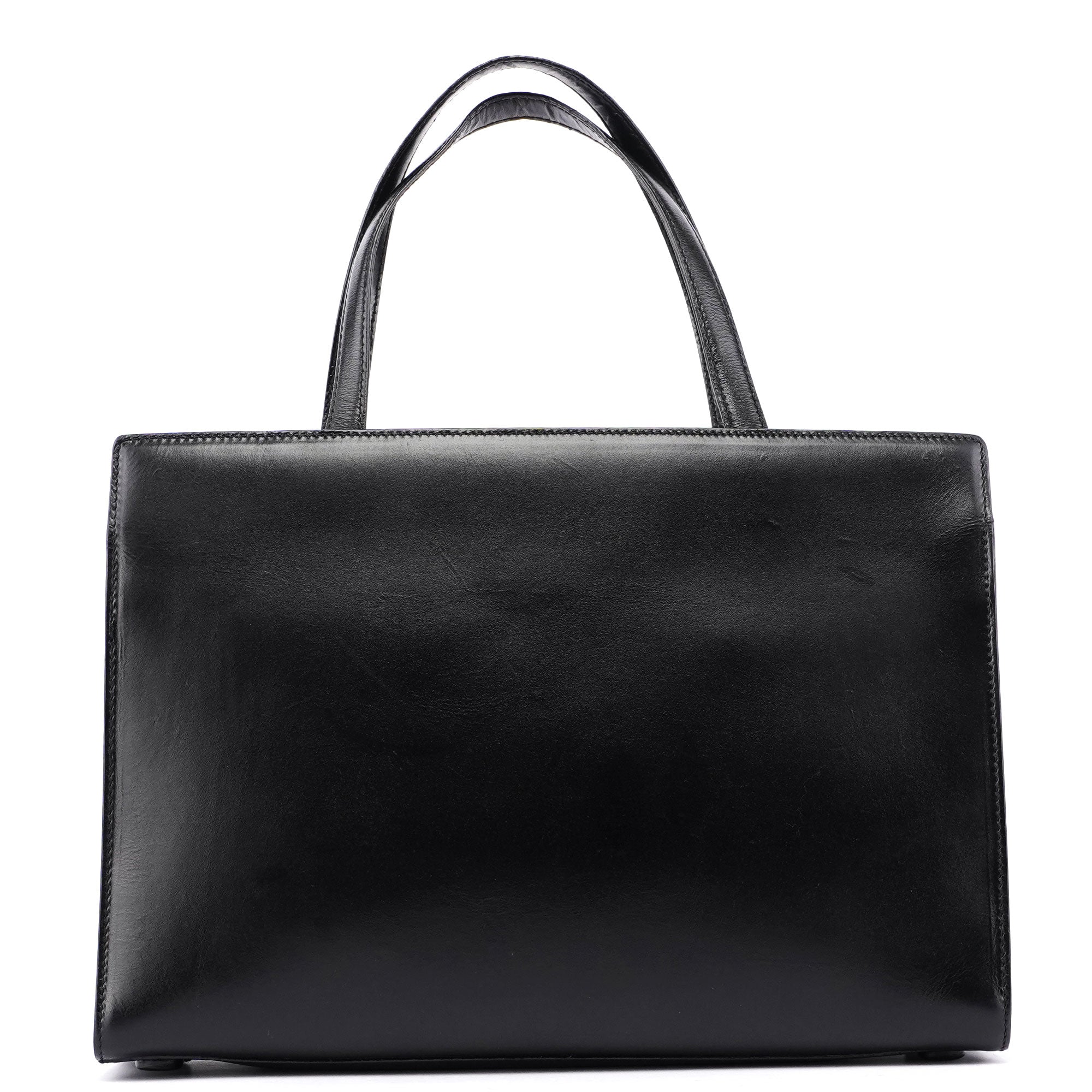 1995 Black Vitello Tote