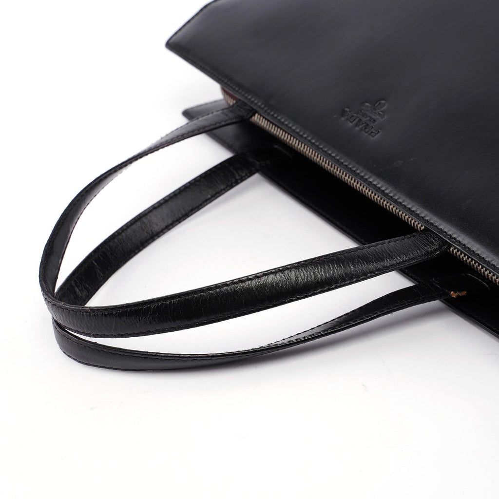 1995 Black Vitello Tote