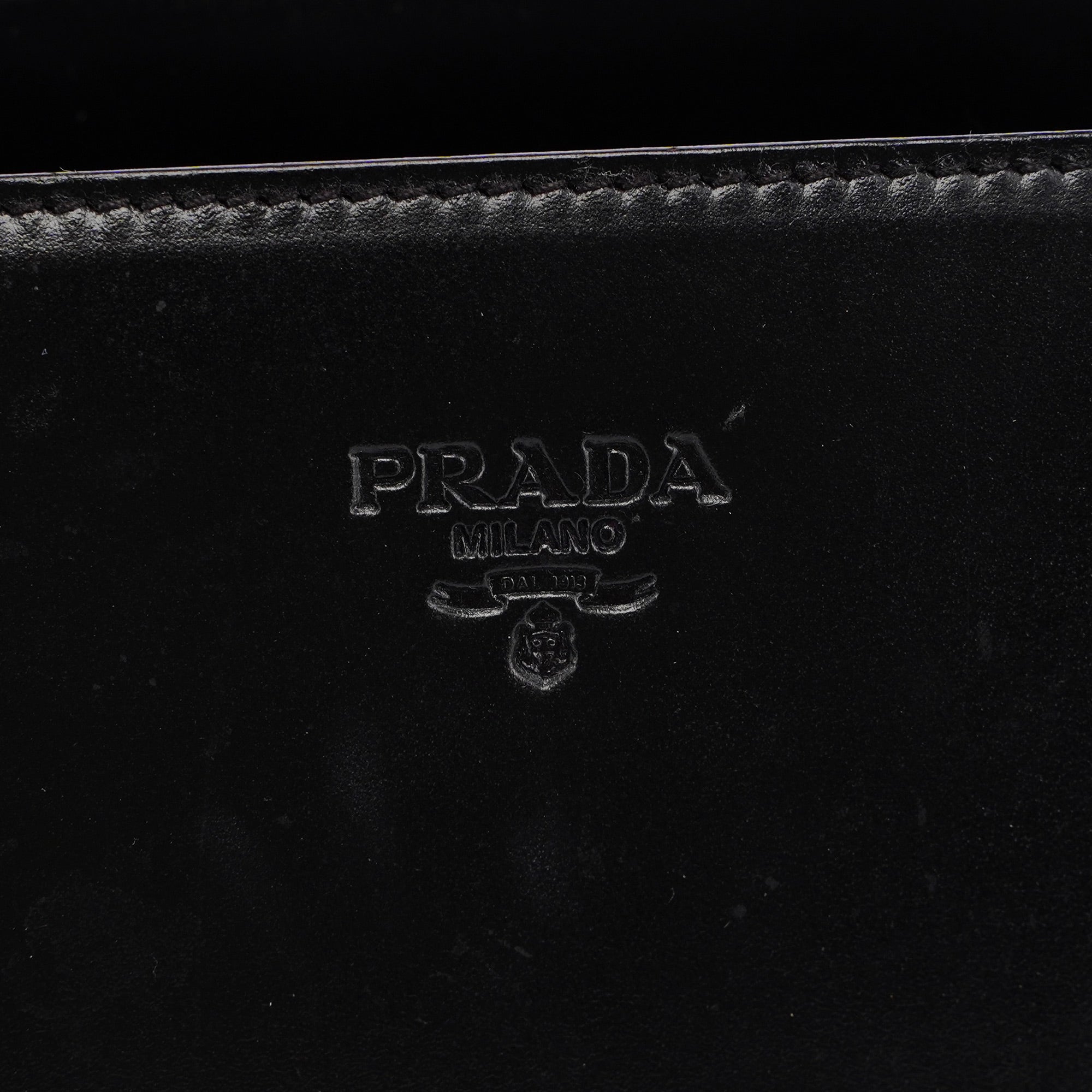 1995 Black Vitello Tote