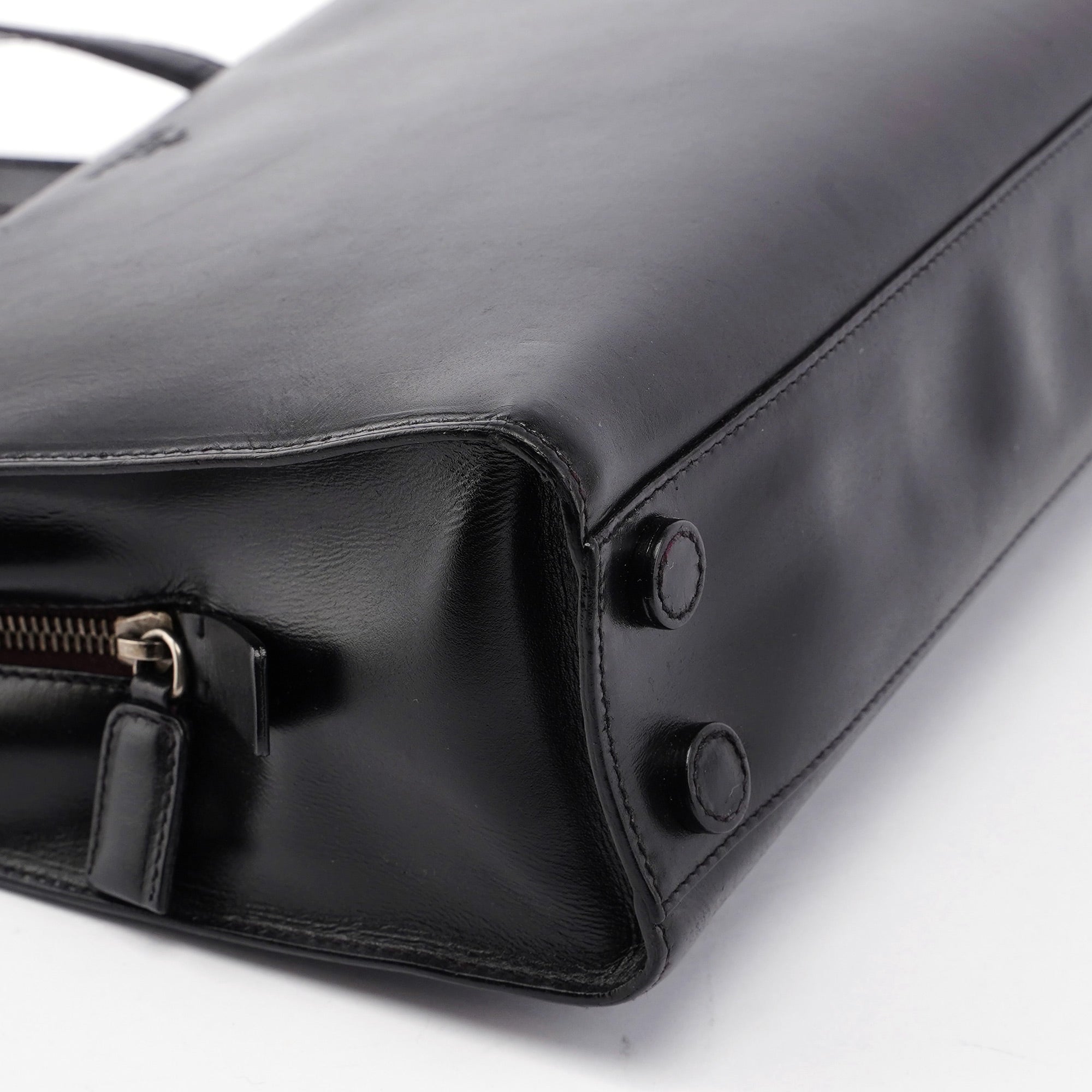 1995 Black Vitello Tote