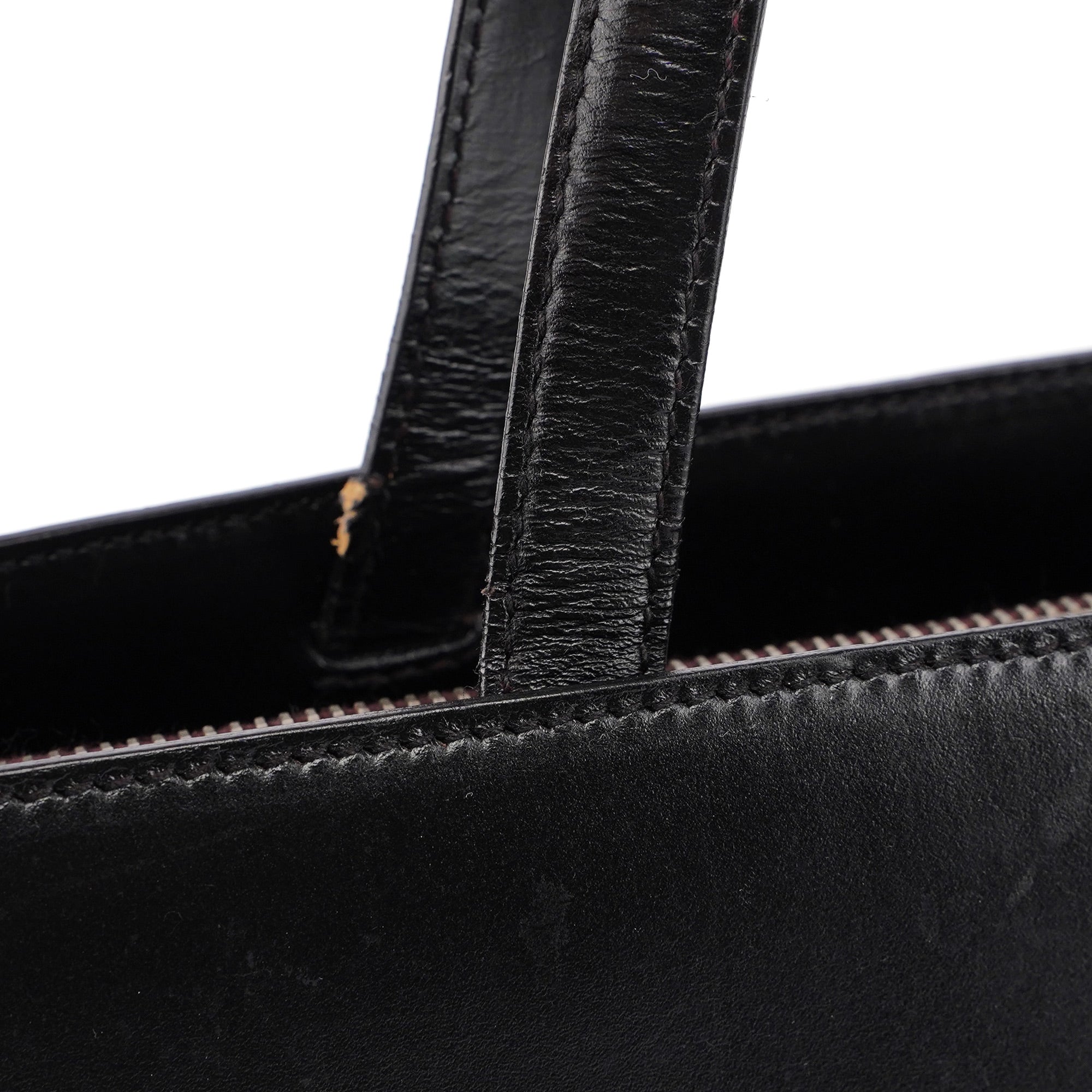1995 Black Vitello Tote