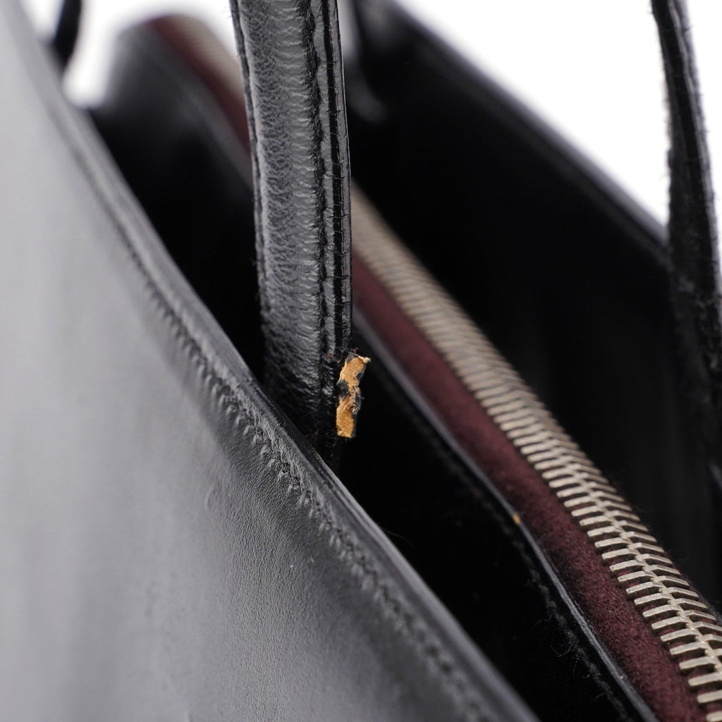 1995 Black Vitello Tote