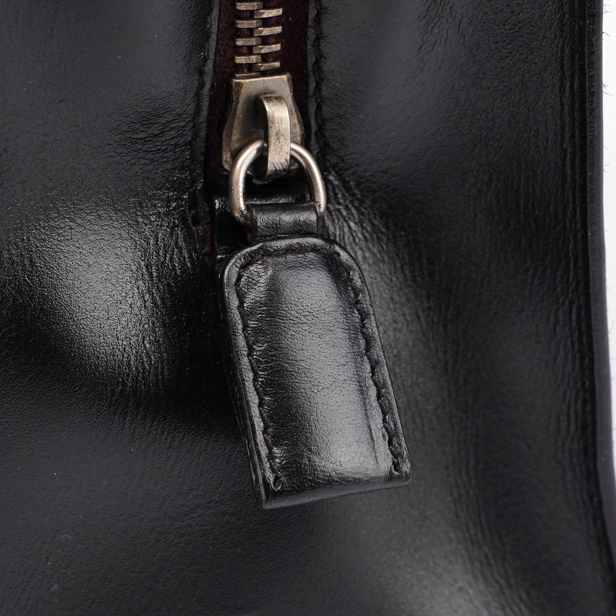 1995 Black Vitello Tote