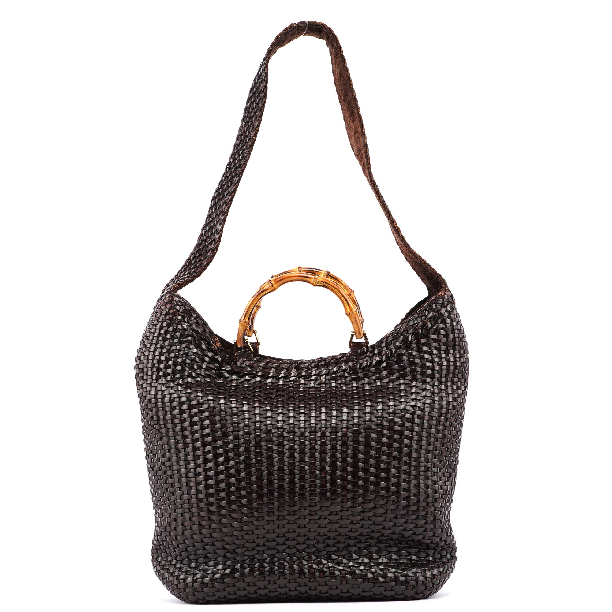 1996 Brown Woven Bamboo 2-Way