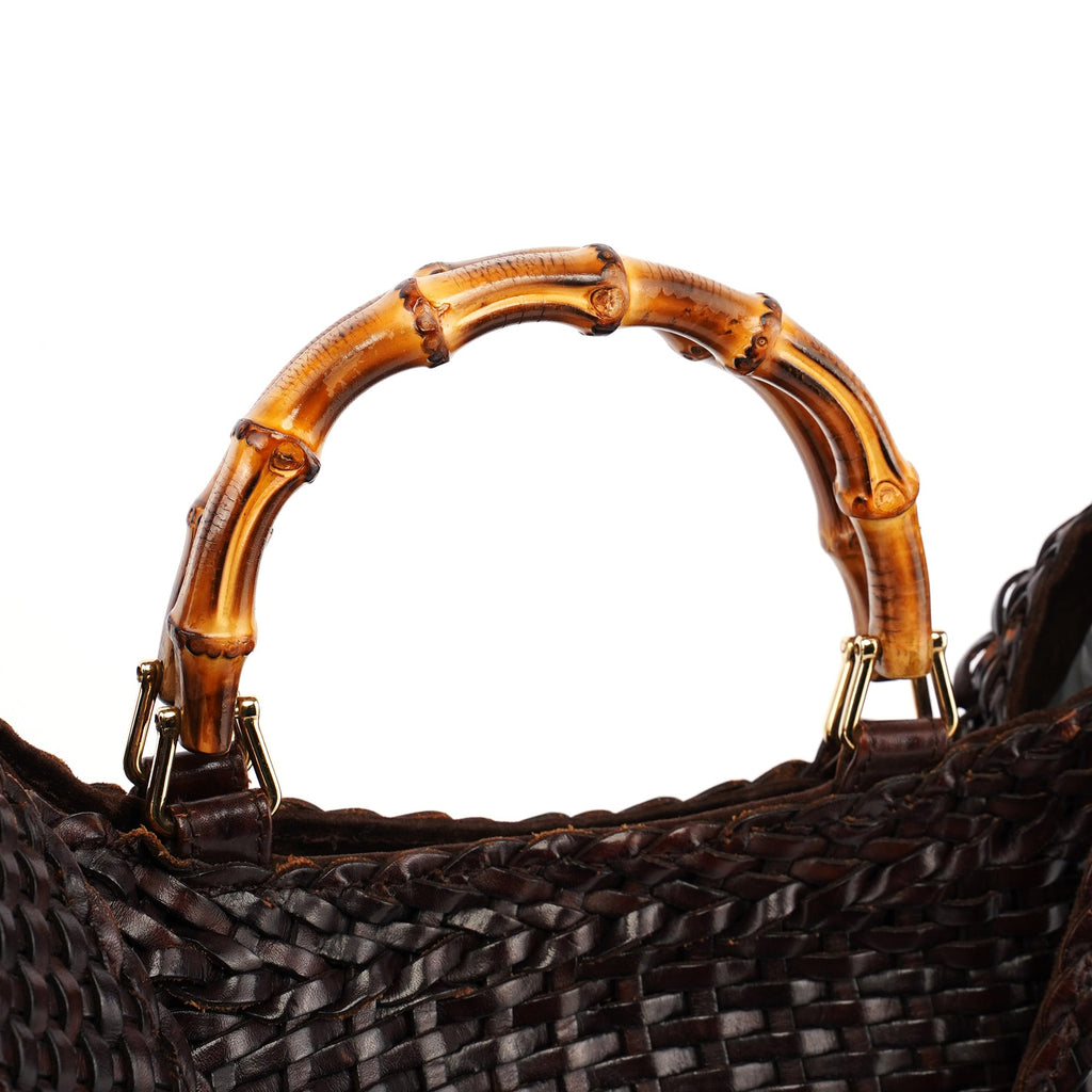 1996 Brown Woven Bamboo 2-Way