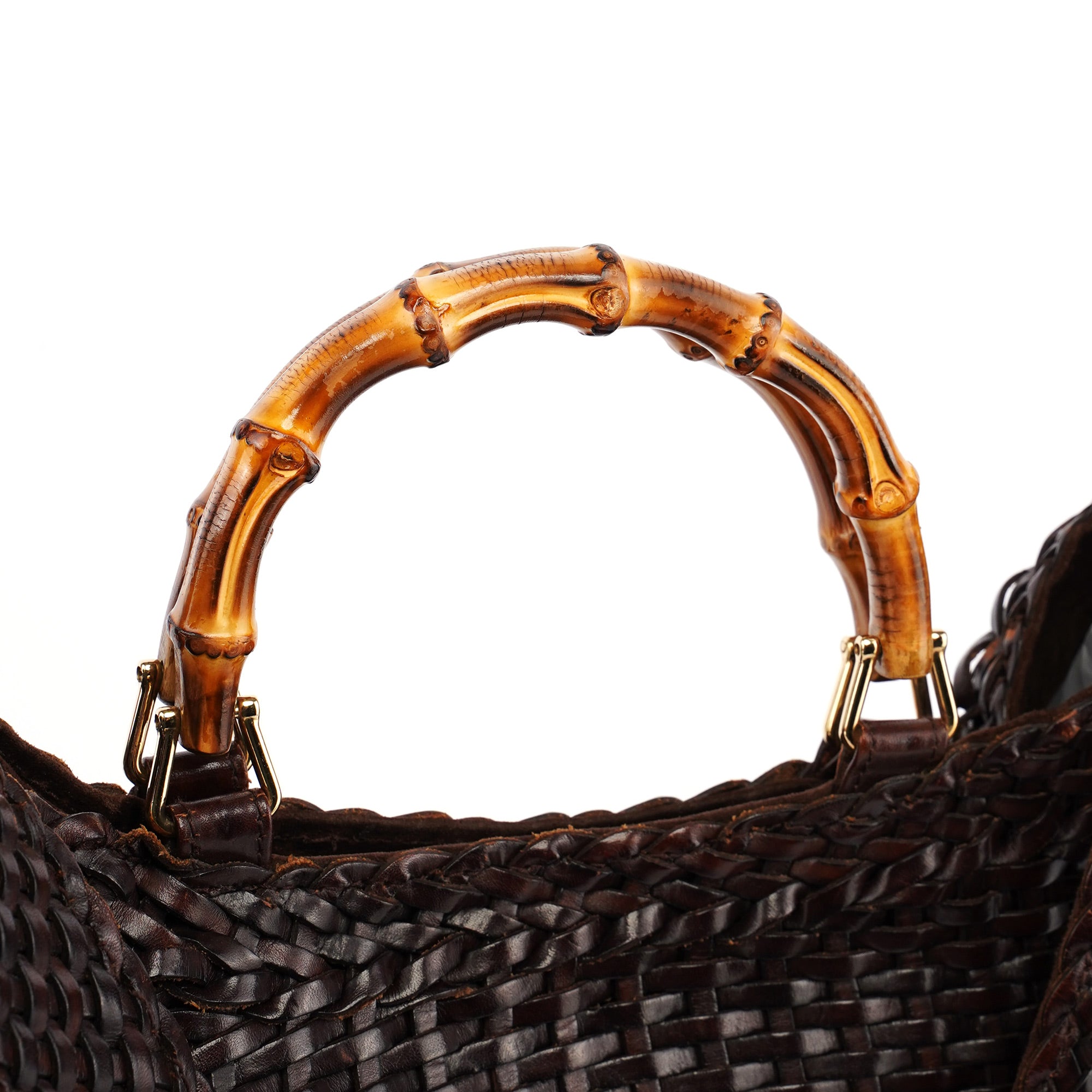 1996 Brown Woven Bamboo 2-Way
