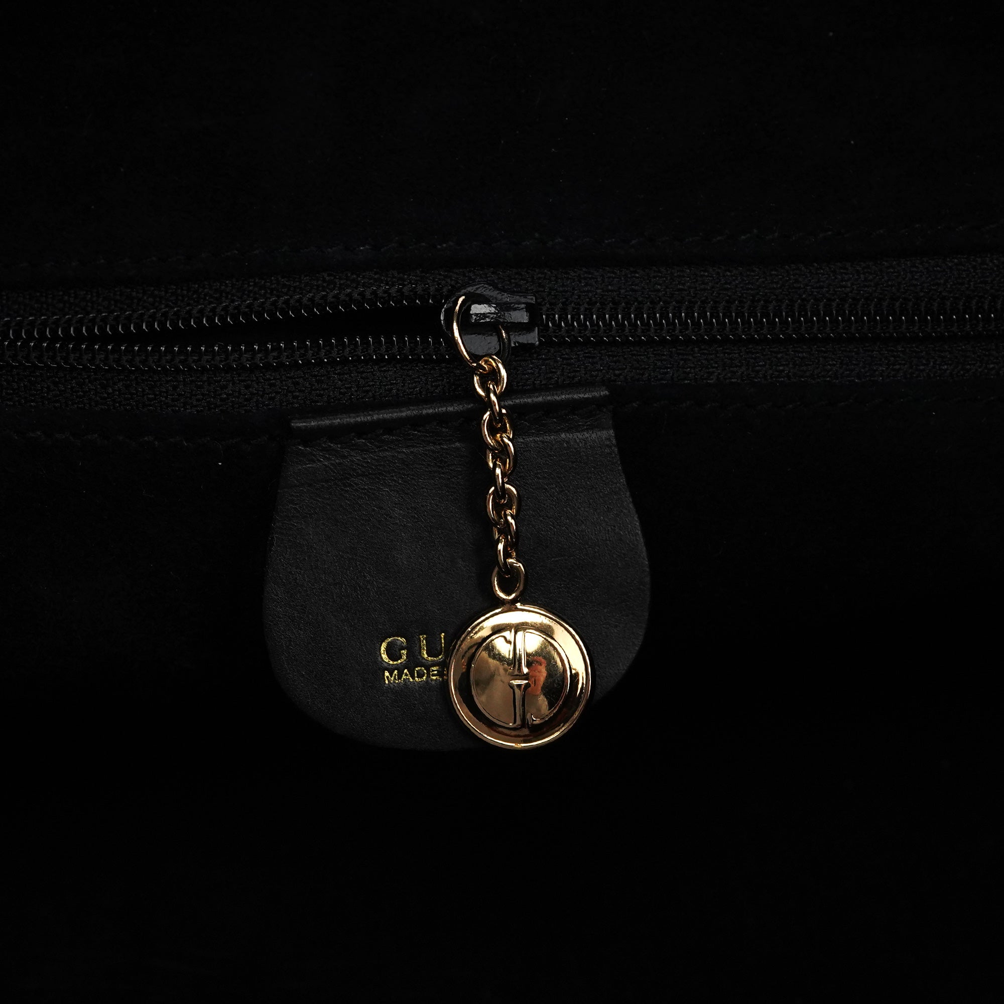 1996 Brown Woven Bamboo 2-Way Bag