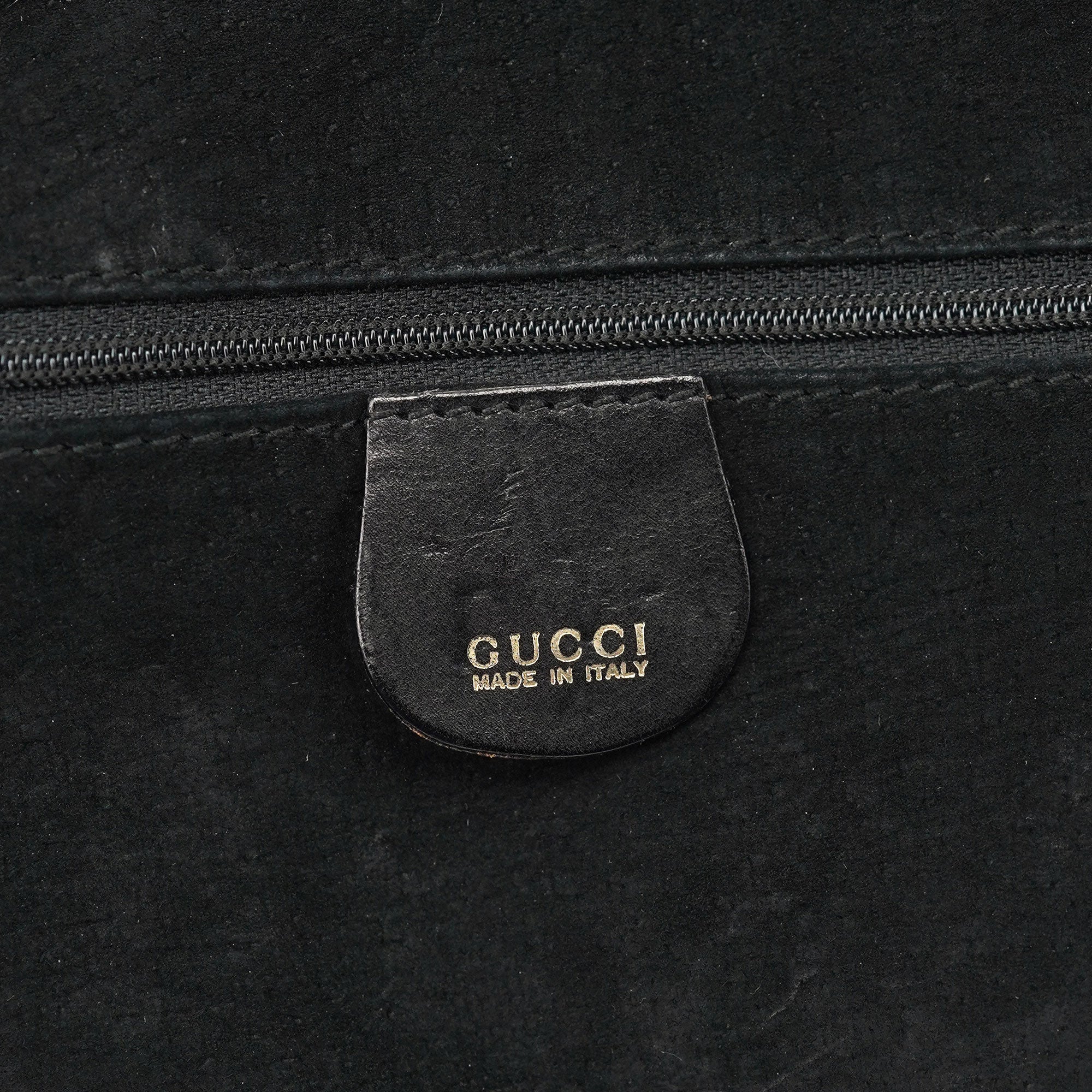 1996 Brown Woven Bamboo 2-Way Shoulder Bag