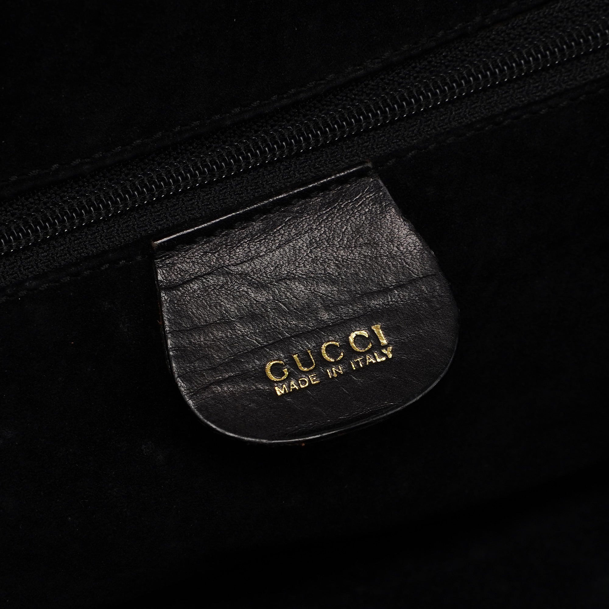 1996 Brown Woven Bamboo Shoulder Bag