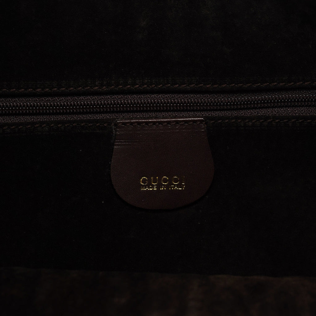 1996 Brown Woven Hobo Shoulder Bag