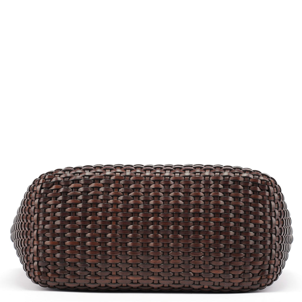 1996 Brown Woven Hobo Shoulder Bag