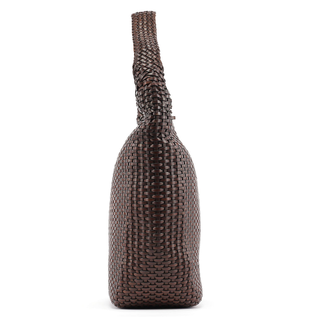 1996 Brown Woven Hobo Shoulder Bag