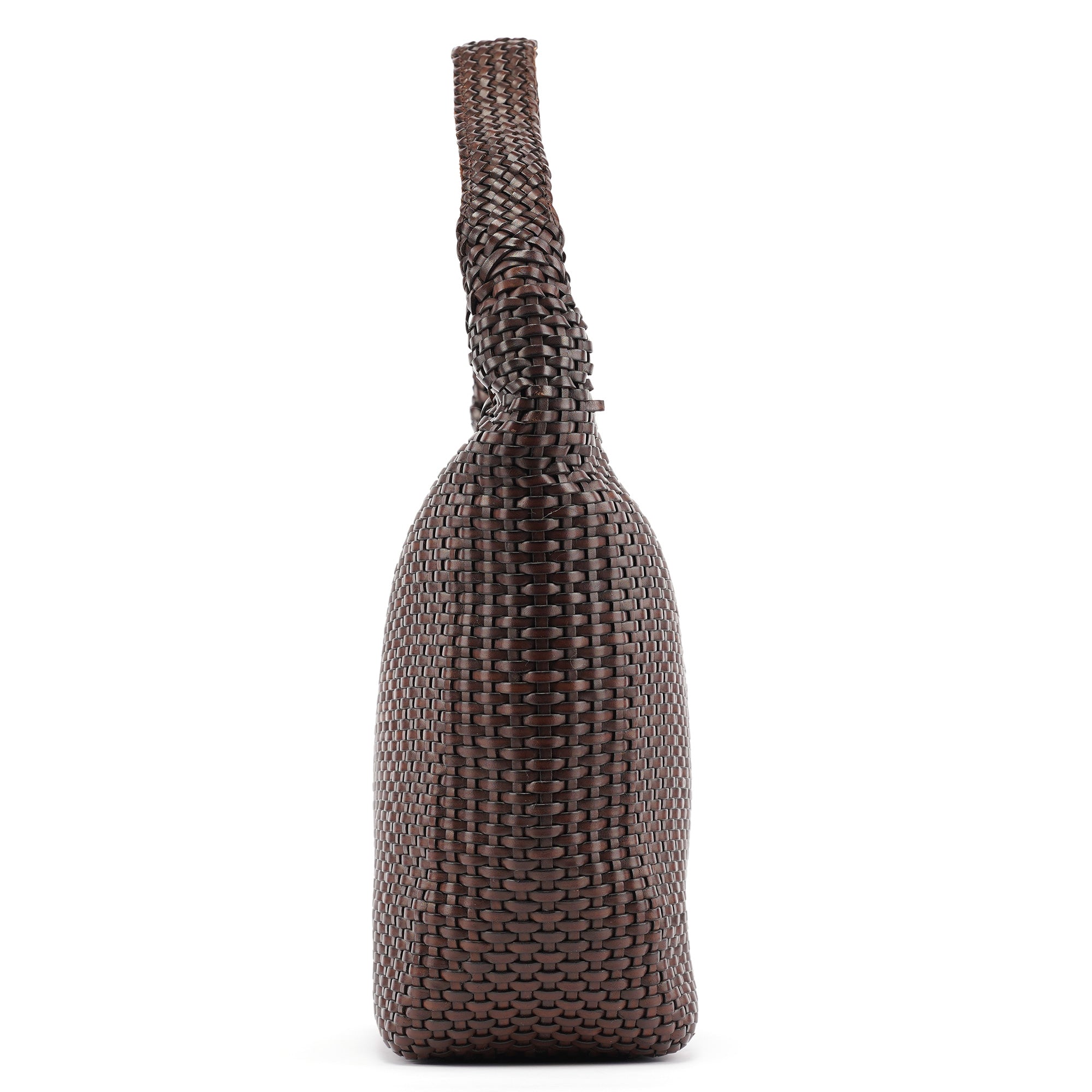 1996 Brown Woven Hobo Shoulder Bag