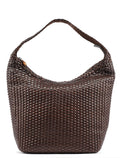 1996 Brown Woven Hobo Shoulder Bag