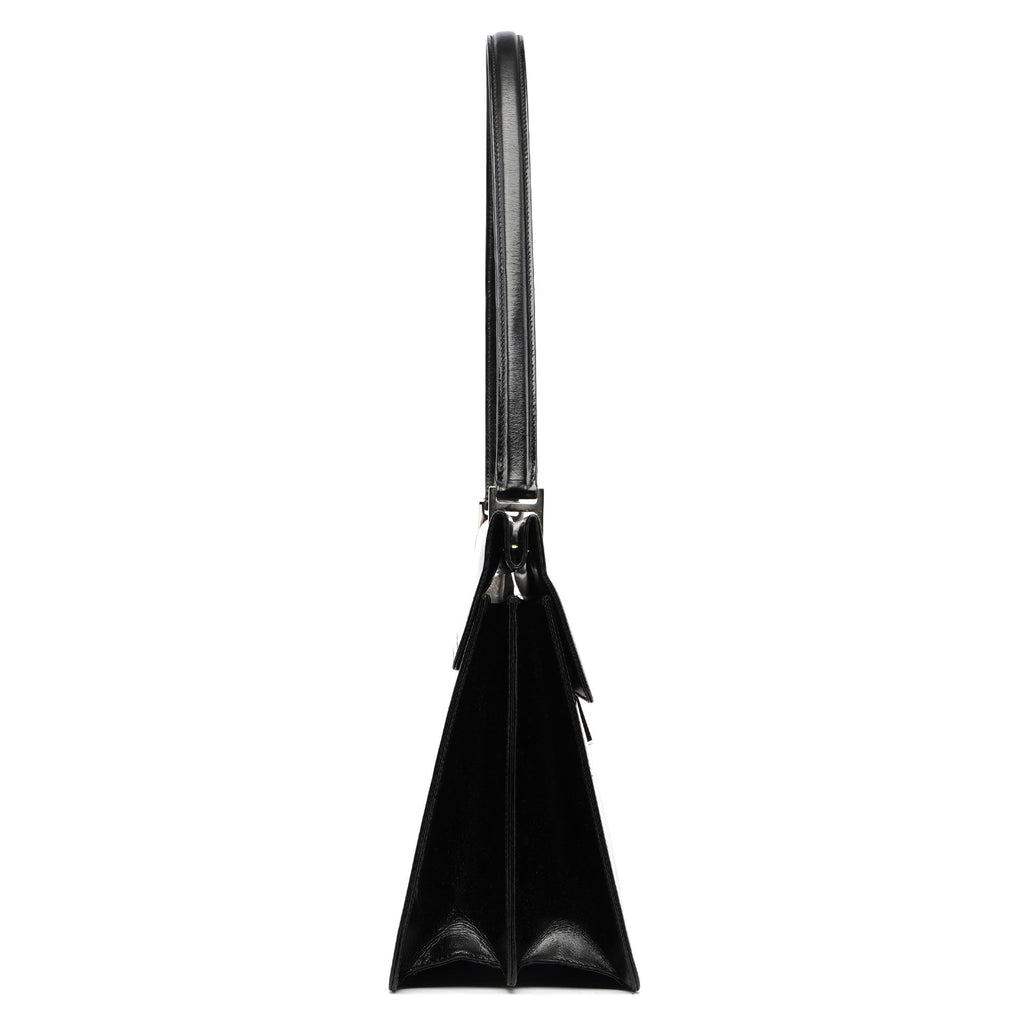 1997 Black Calfskin Silver G Handbag