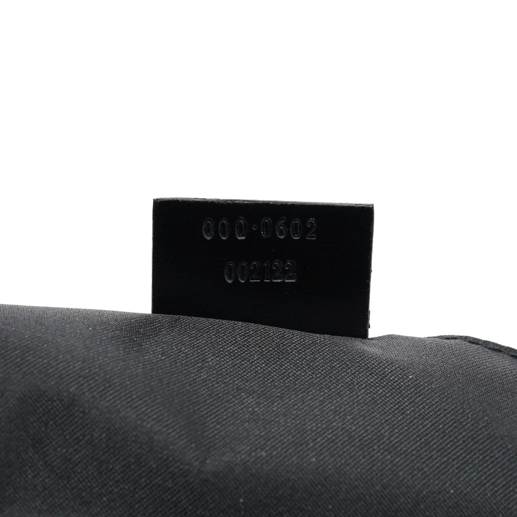 1997 Black GG Suede Shoulder Bag
