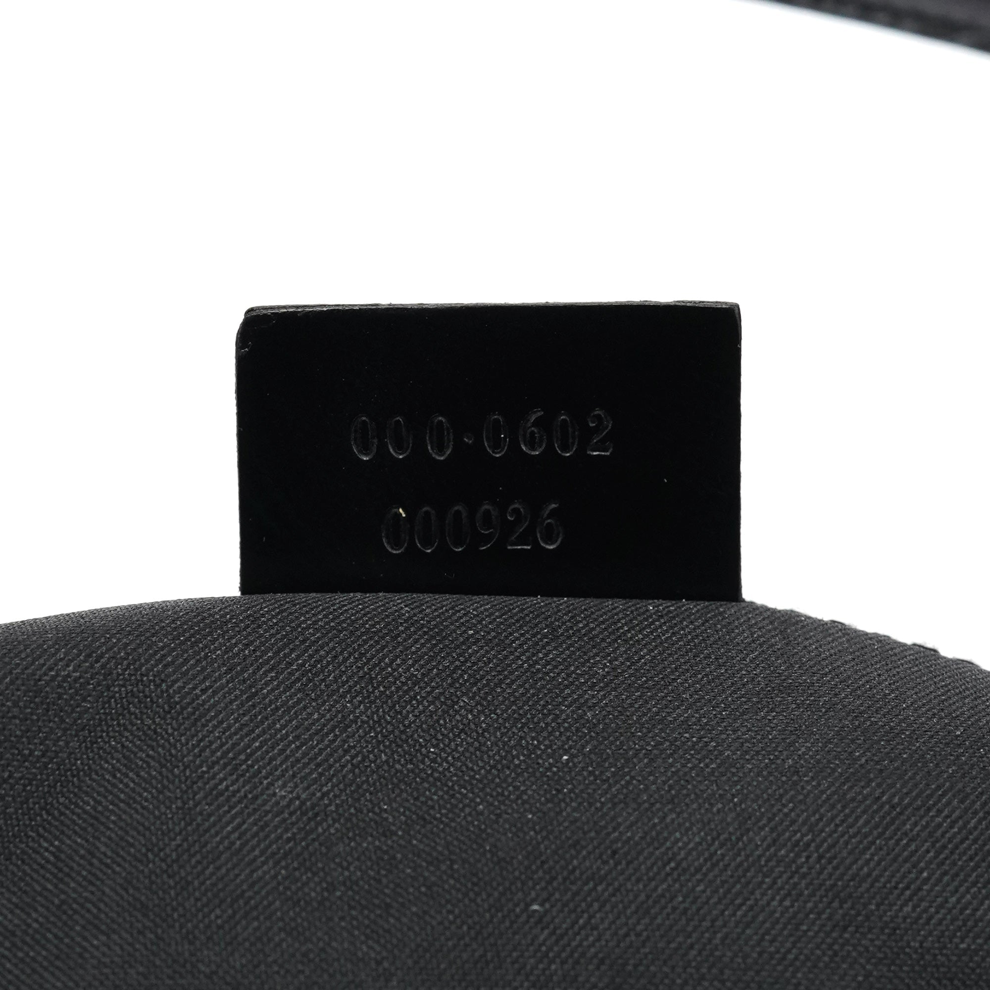 1997 Black GG Suede Shoulder Bag