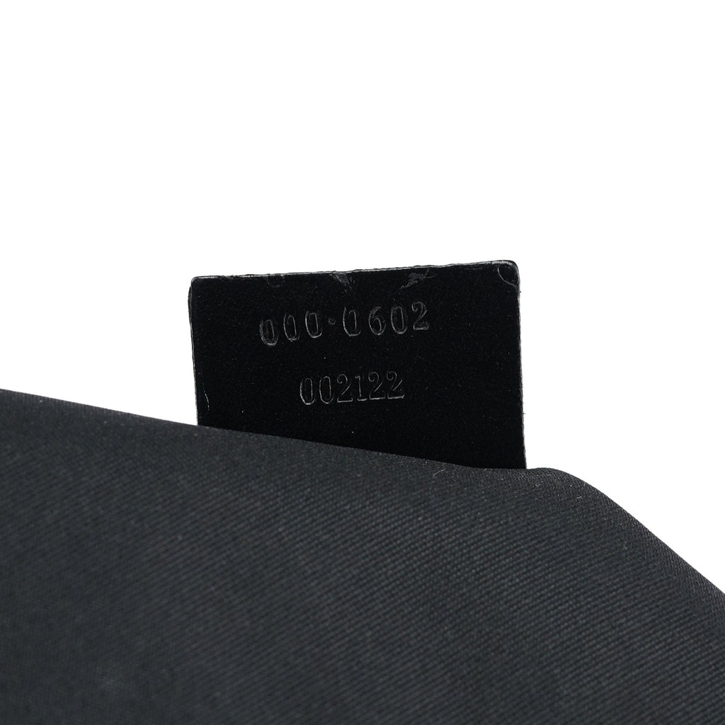 1997 Black GG Suede Shoulder Bag