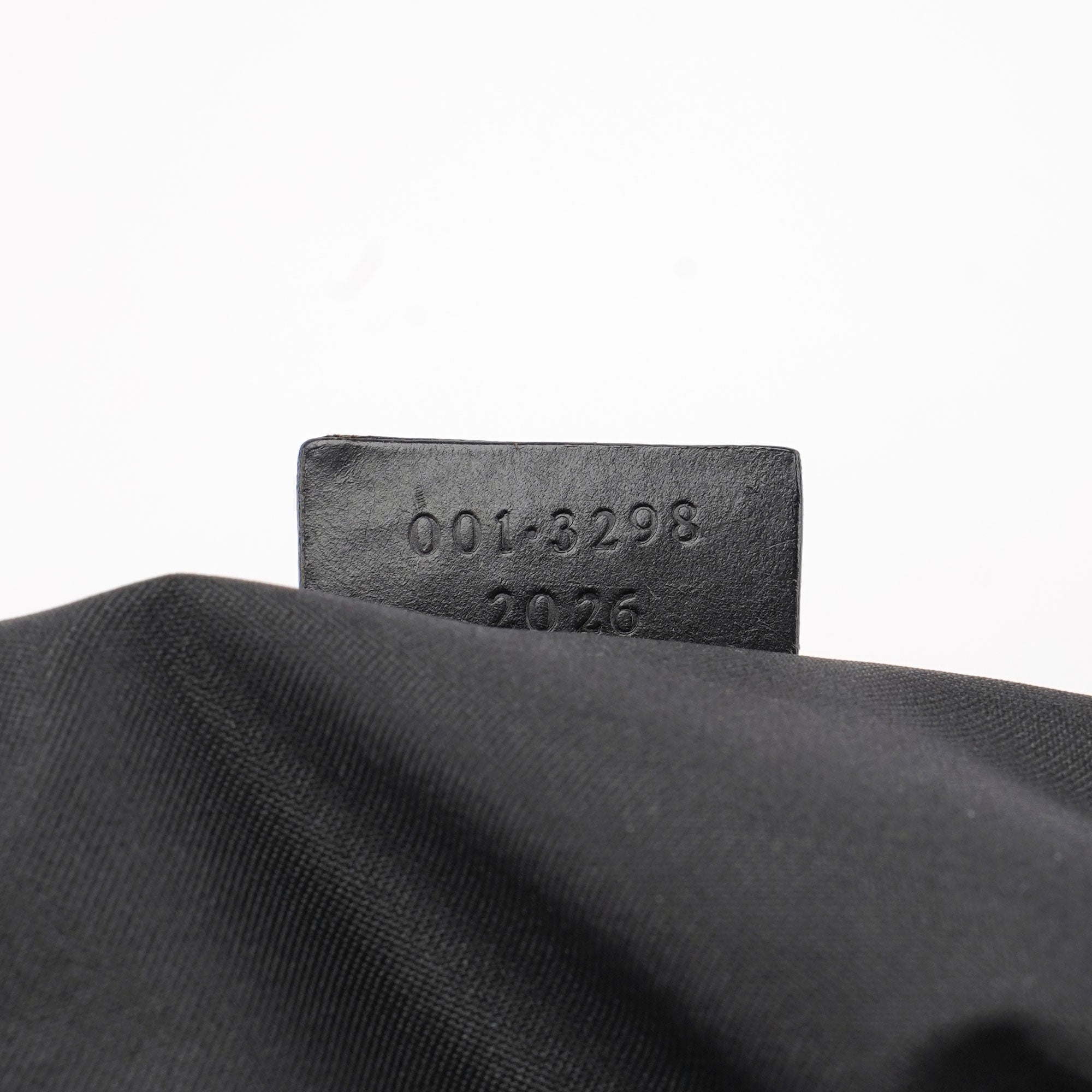 1997 Black Suede GG Hobo Shoulder Bag