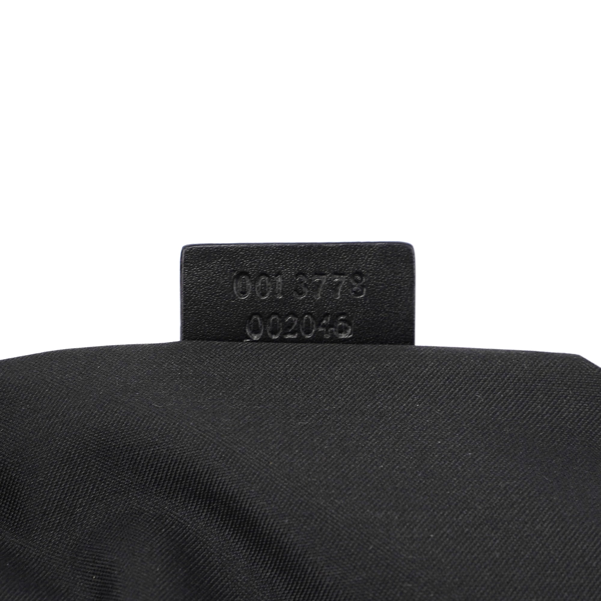 1997 Black Suede GG Hobo Shoulder Bag