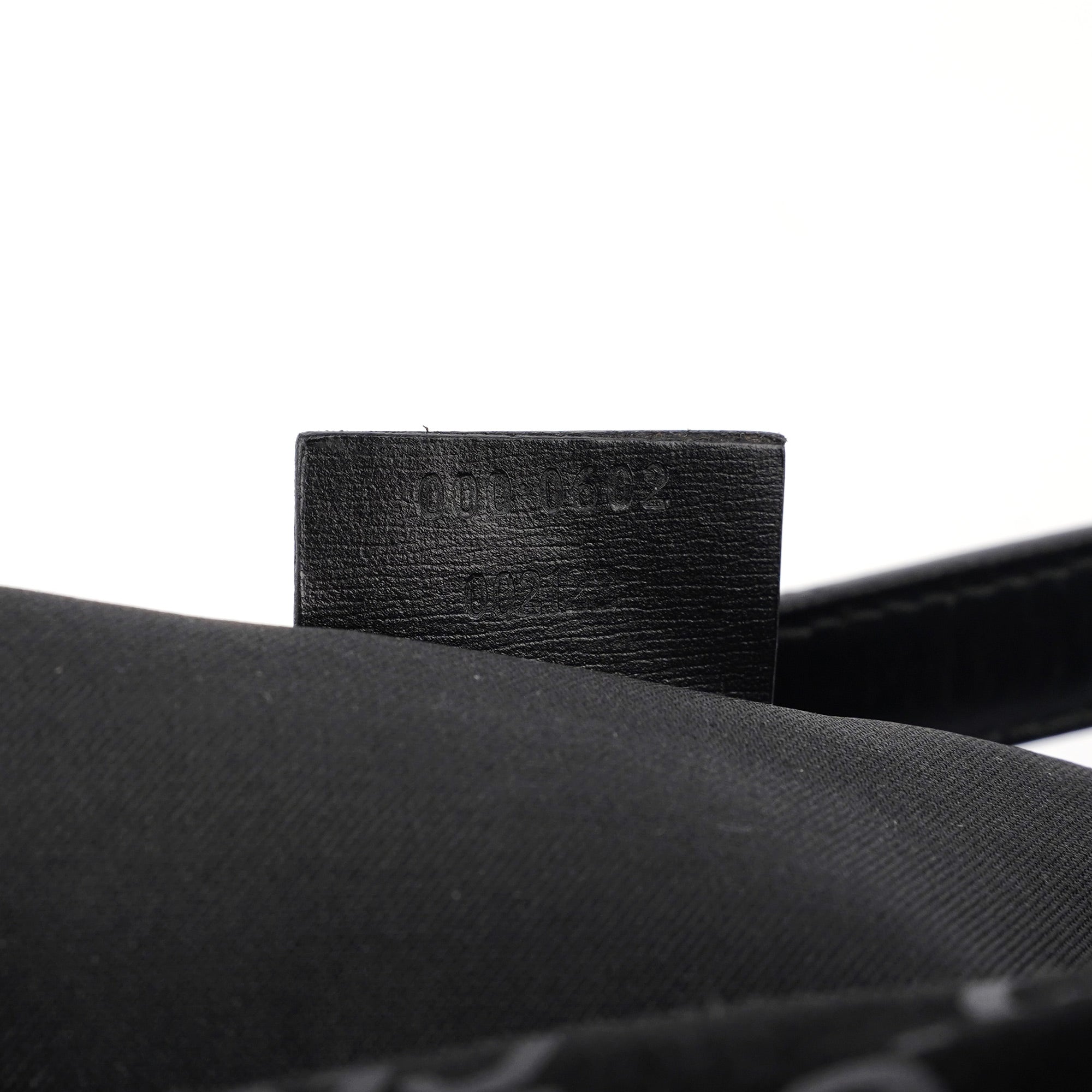 1997 Black Suede GG Shoulder Bag