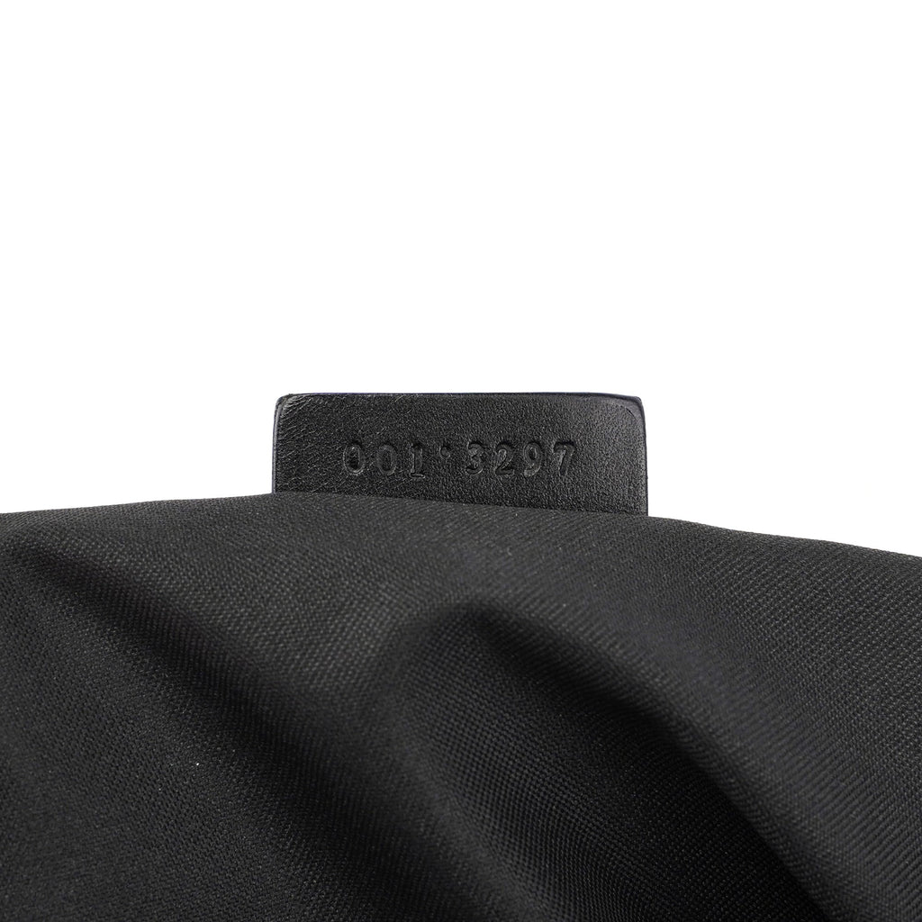 1997 Black Suede GG Shoulder Bag