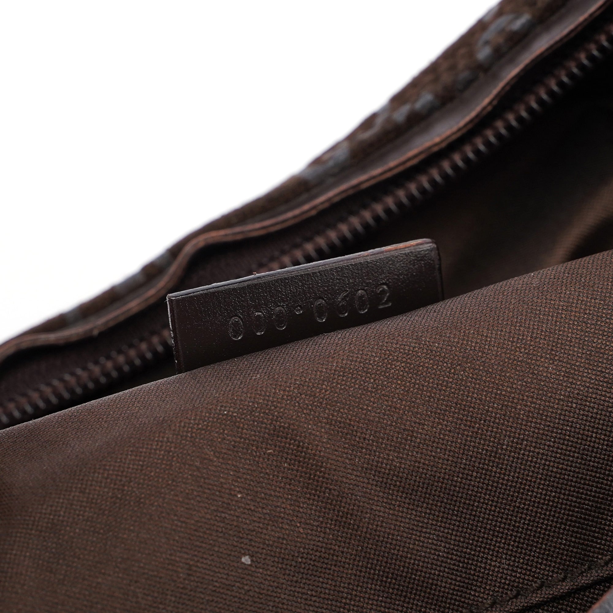 1997 Brown Suede GG Shoulder Bag