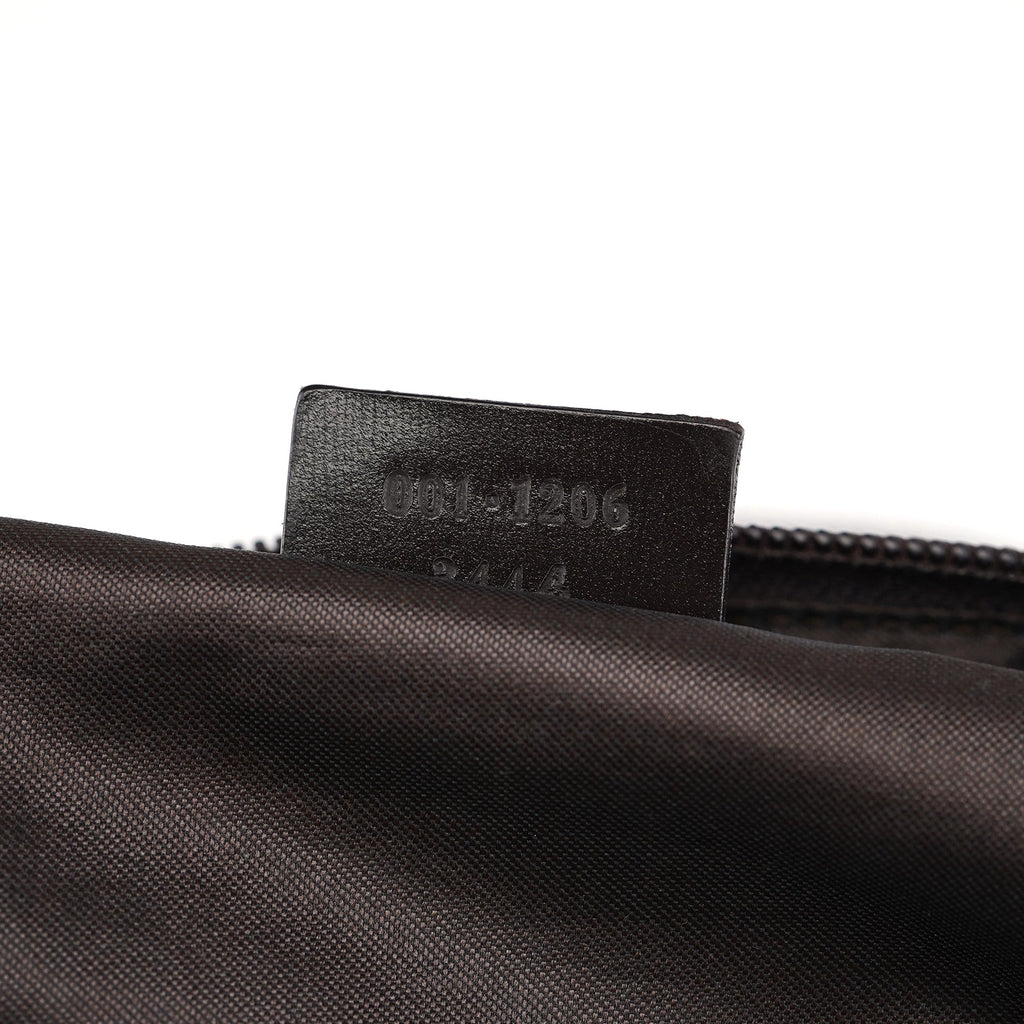 1997 Brown Suede GG Shoulder Bag
