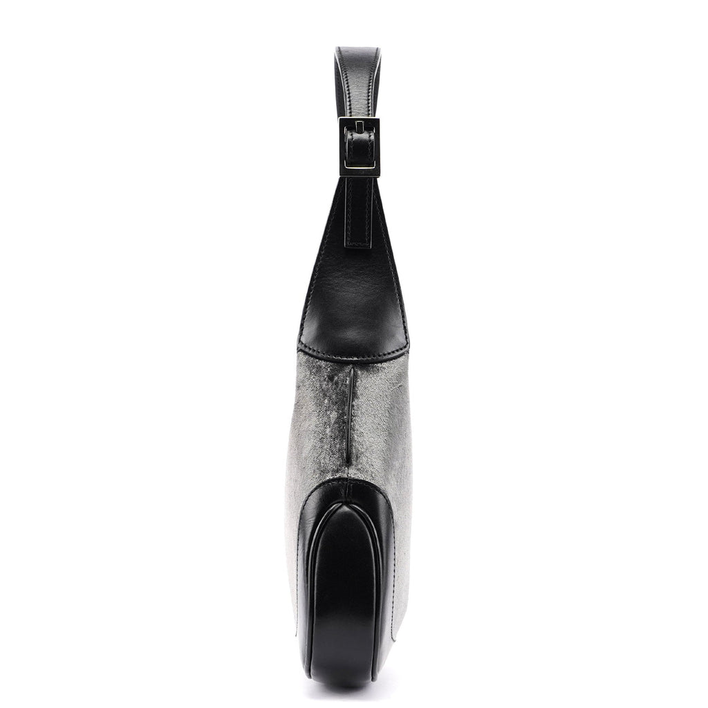 1999 Anthracite Velvet Jackie Shoulder Bag