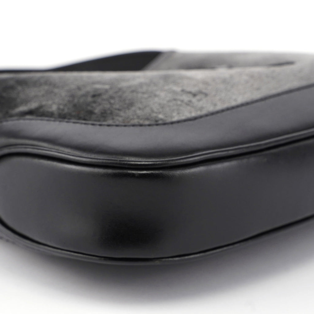 1999 Anthracite Velvet Jackie Shoulder Bag