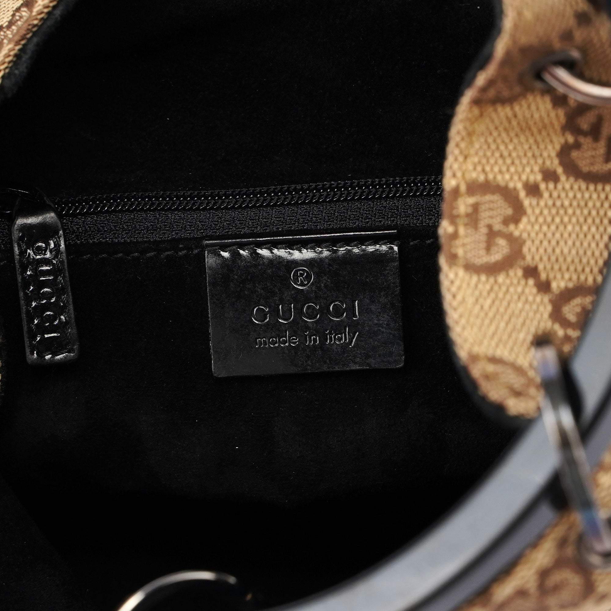 1999 Beige GG Ring Bag